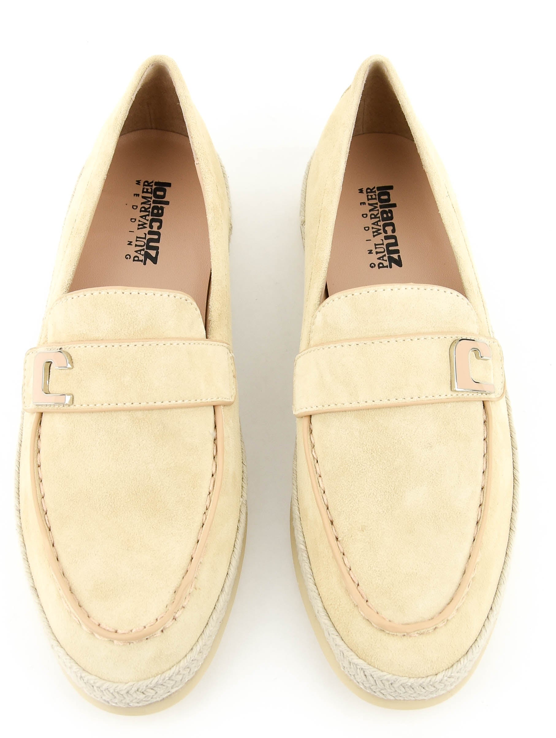 LOLA CRUZ RHODES LOAFER BEIGE