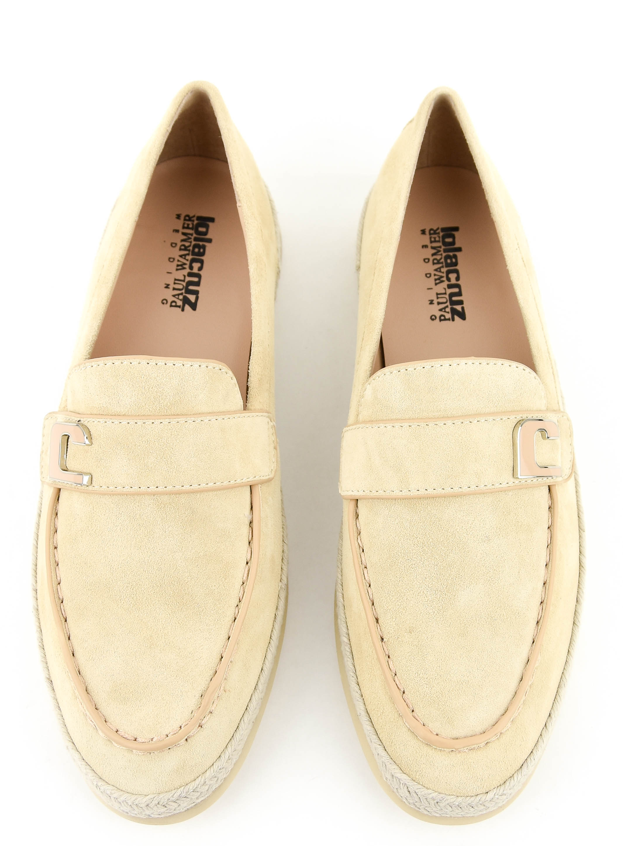 LOLA CRUZ RHODES LOAFER BEIGE