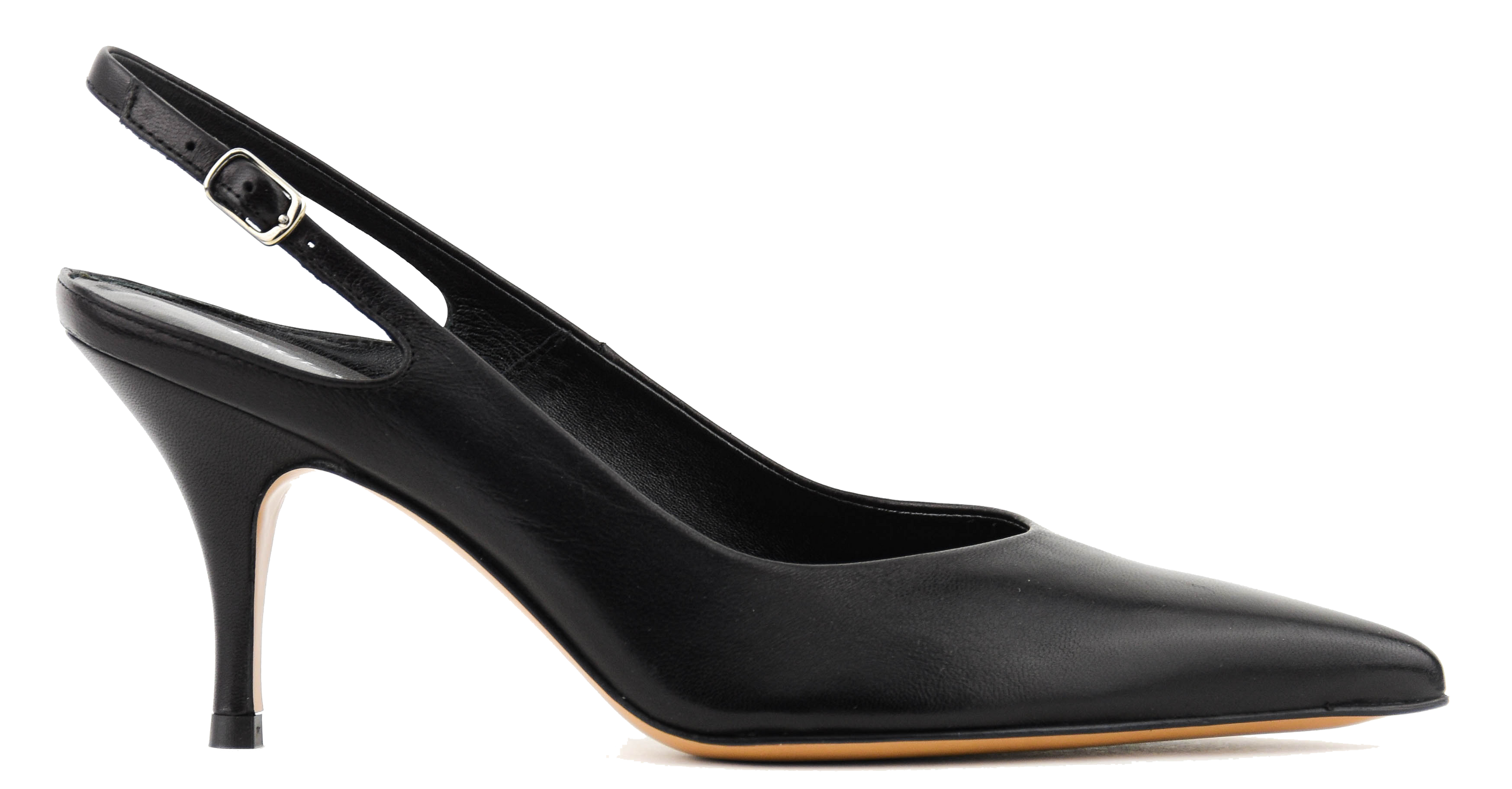 PAUL WARMER DECADENT SLING PUMP BLACK