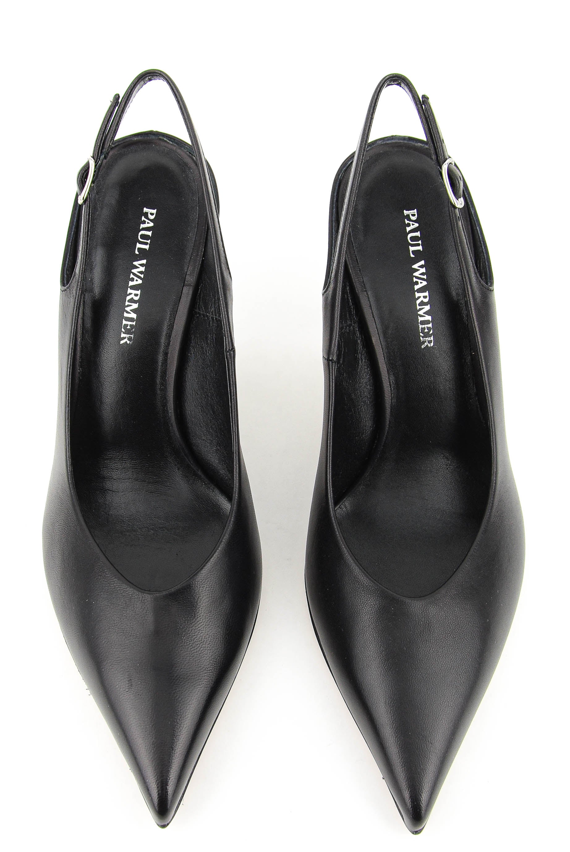 PAUL WARMER DECADENT SLING PUMP BLACK