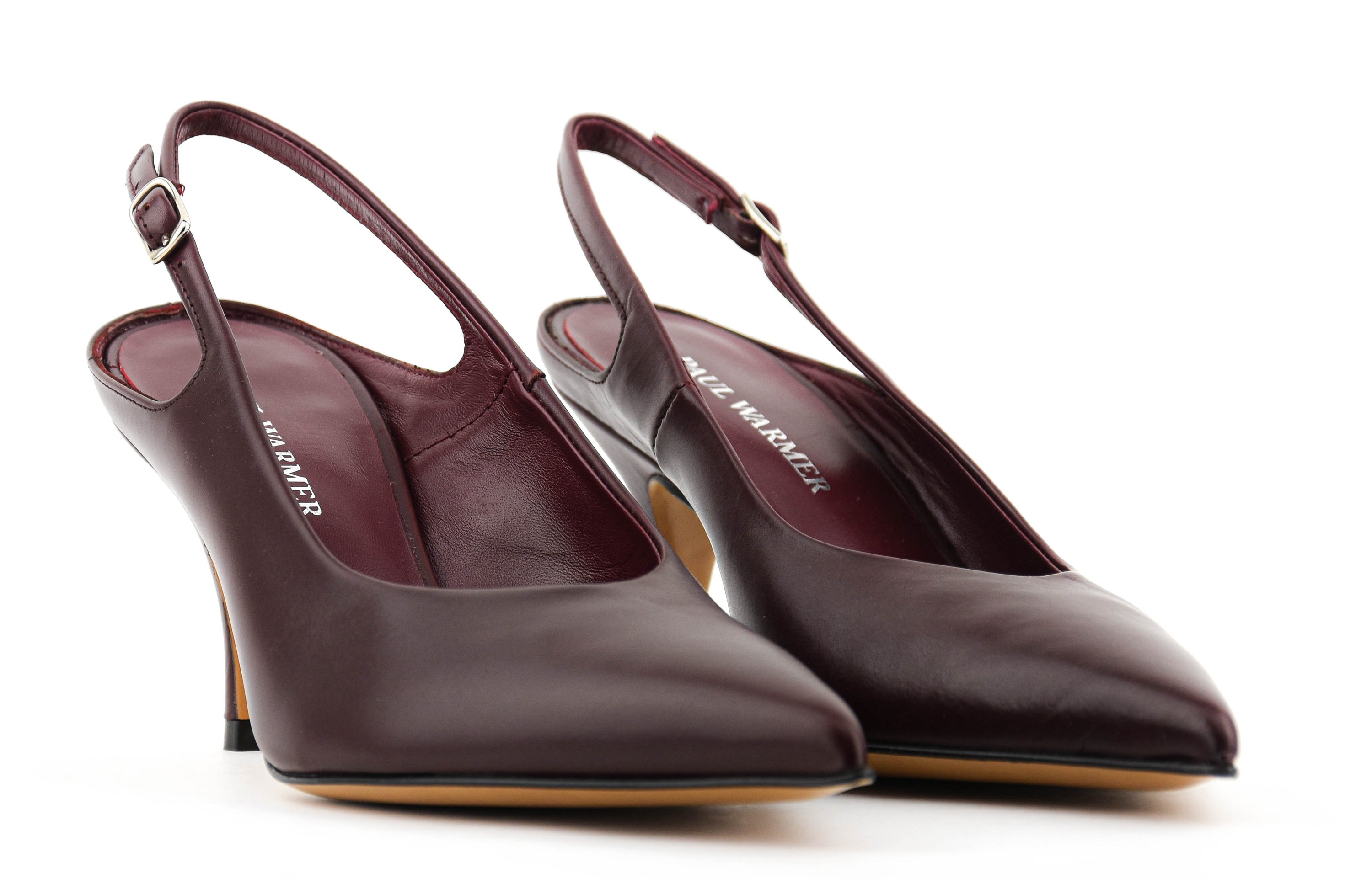 PAUL WARMER DECADENT SLING PUMP BORDO