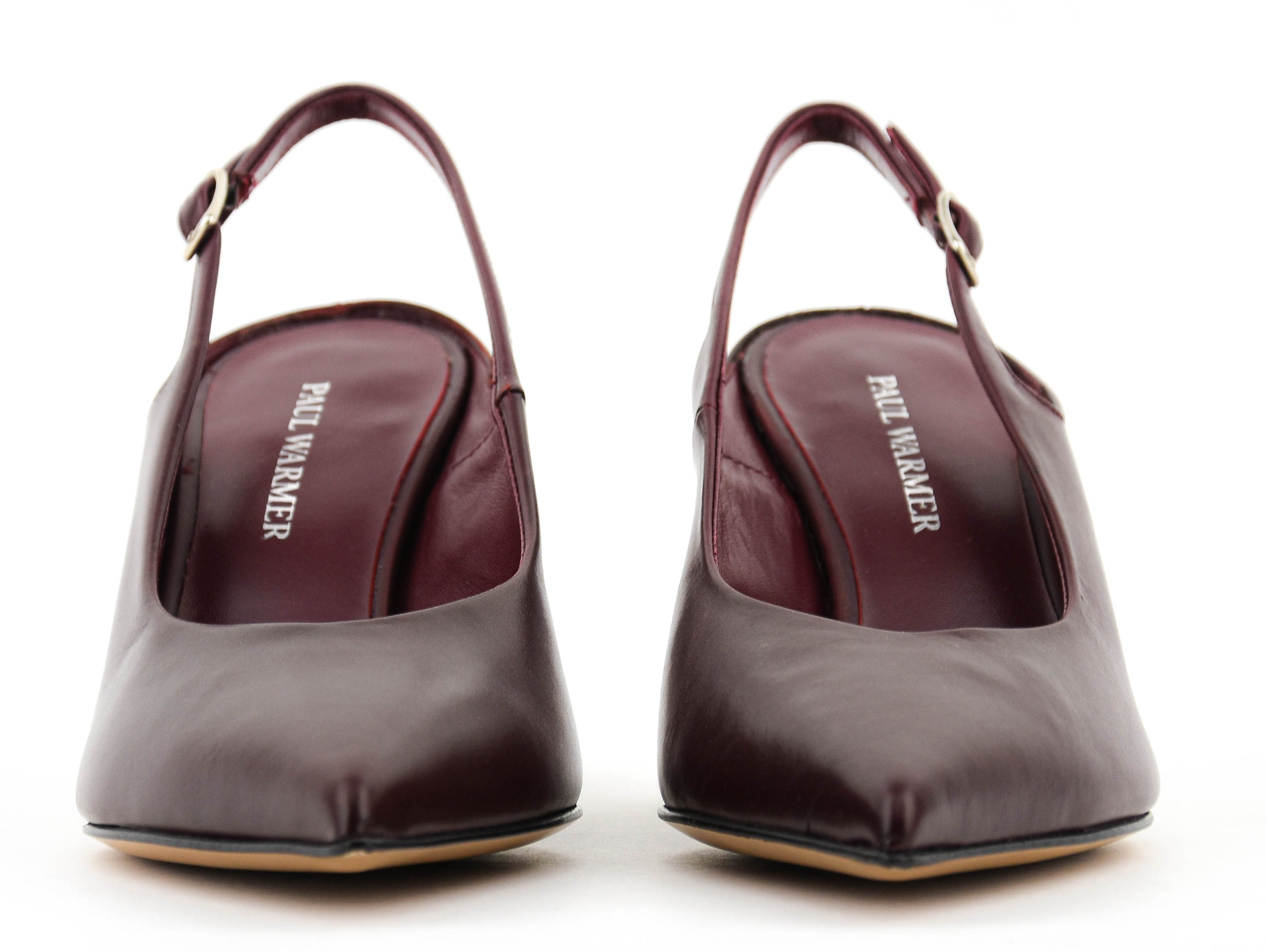 PAUL WARMER DECADENT SLING PUMP BORDO