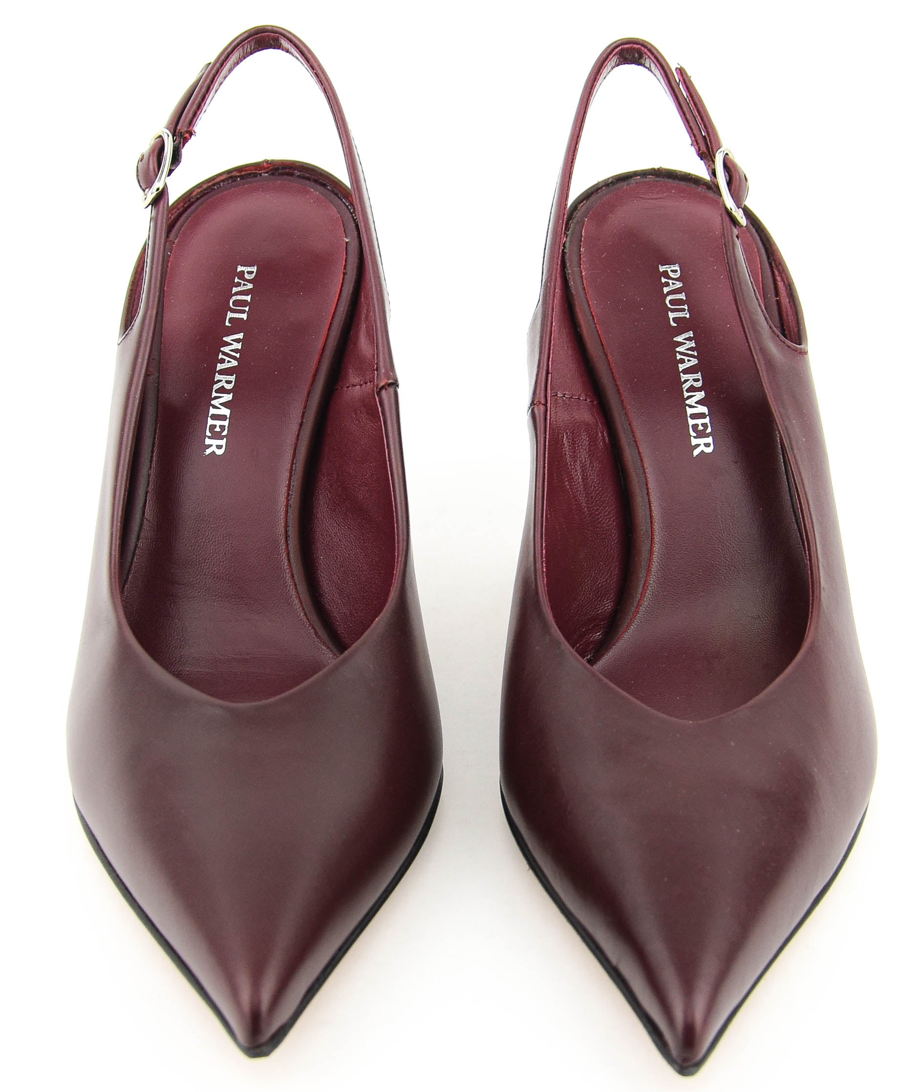 PAUL WARMER DECADENT SLING PUMP BORDO