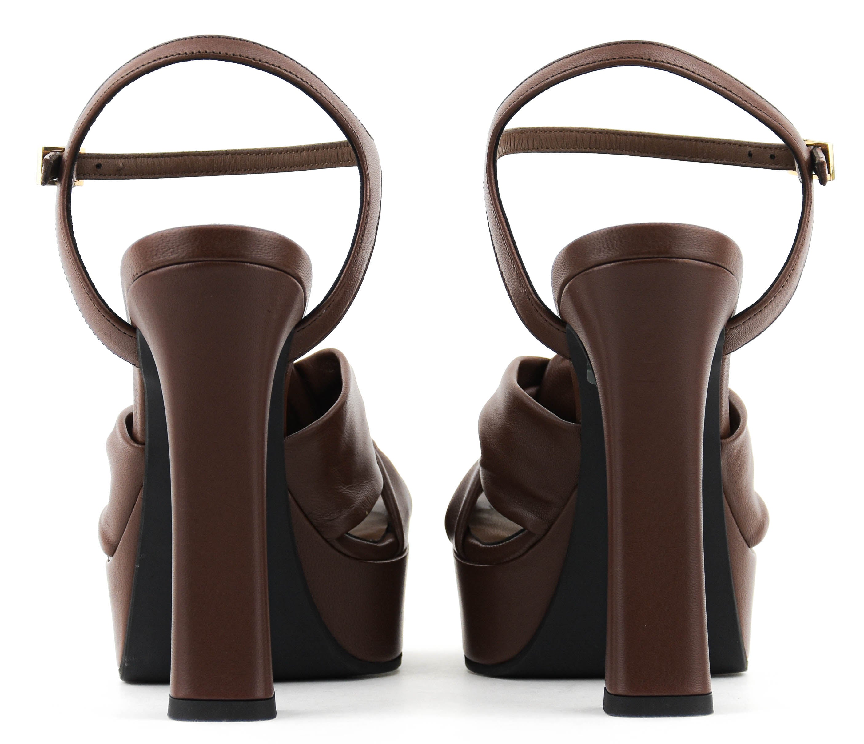 GIAMPAOLO VIOZZI TRIBUTO SANDAL BROWN NAPPA