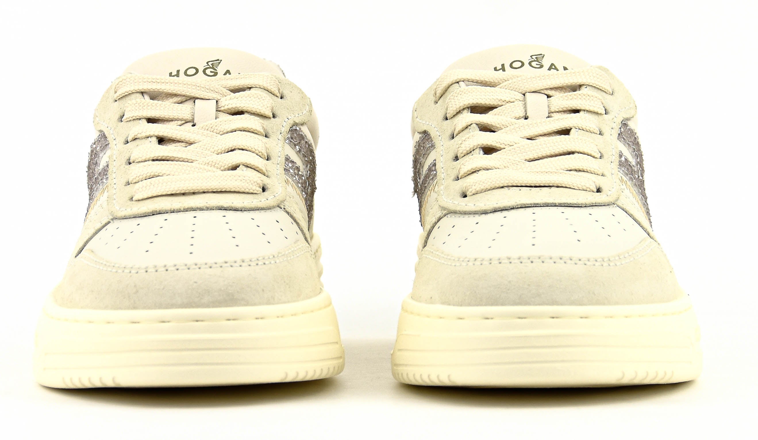 HOGAN  H630 SNEAKER WHITE GLITTER