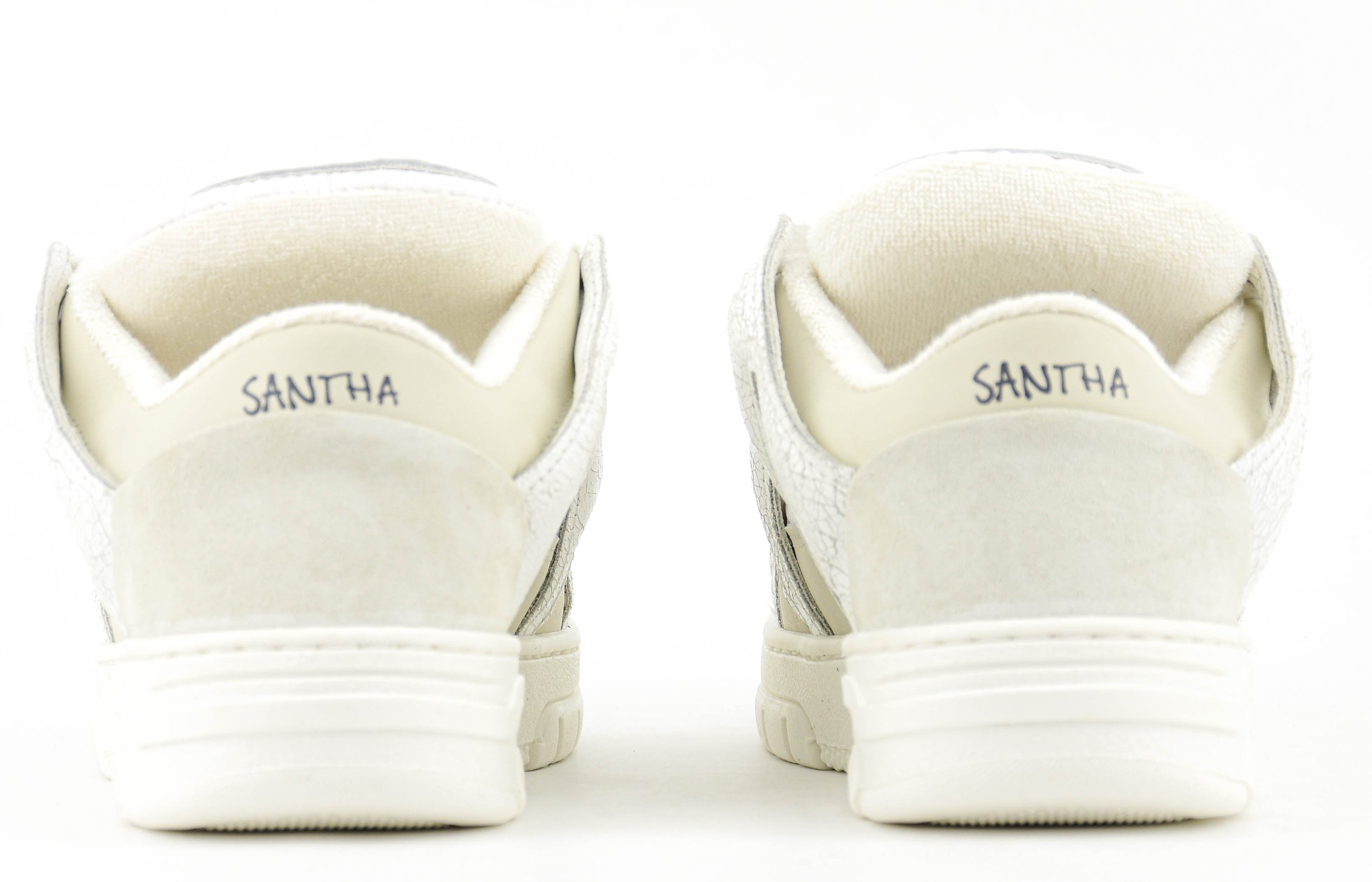 SANTHA 1 SNEAKER CRACK WHITE