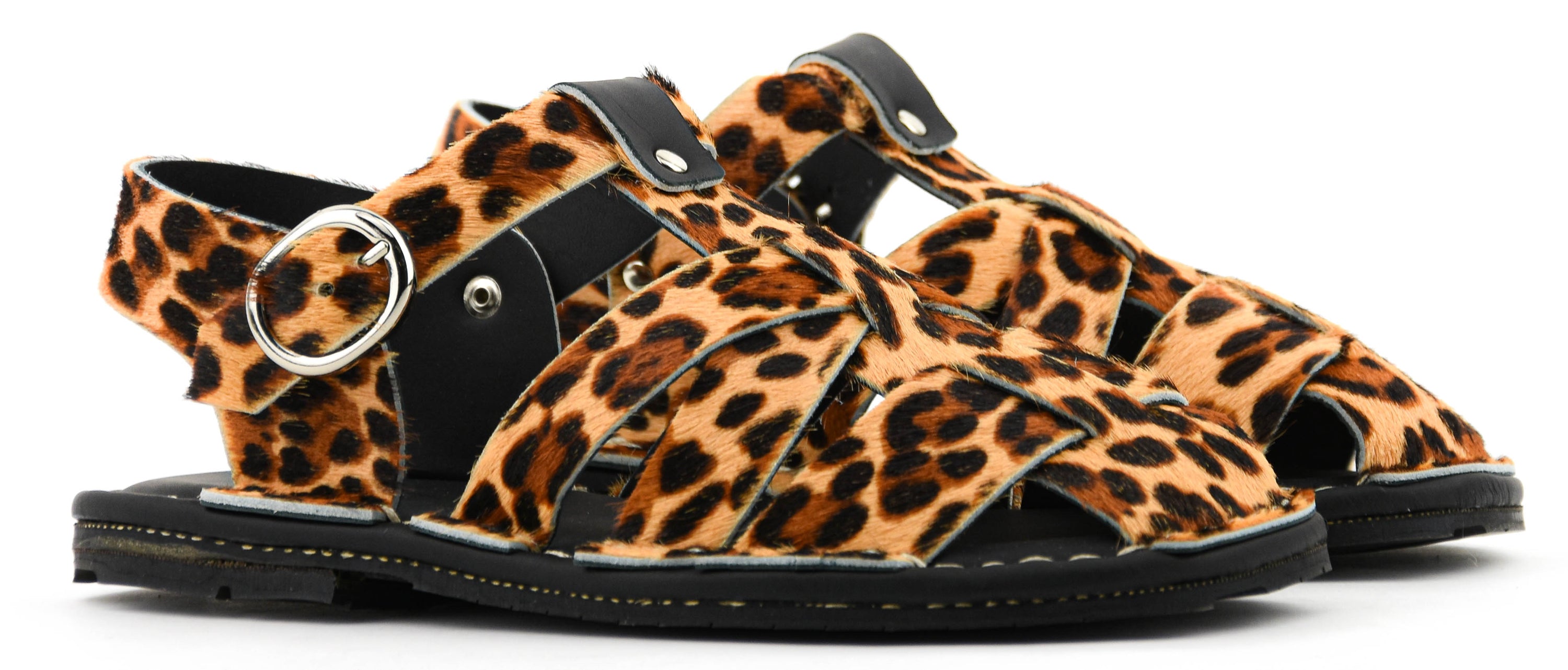 PORT MENORCA AQUA SANDAL LEOPARD