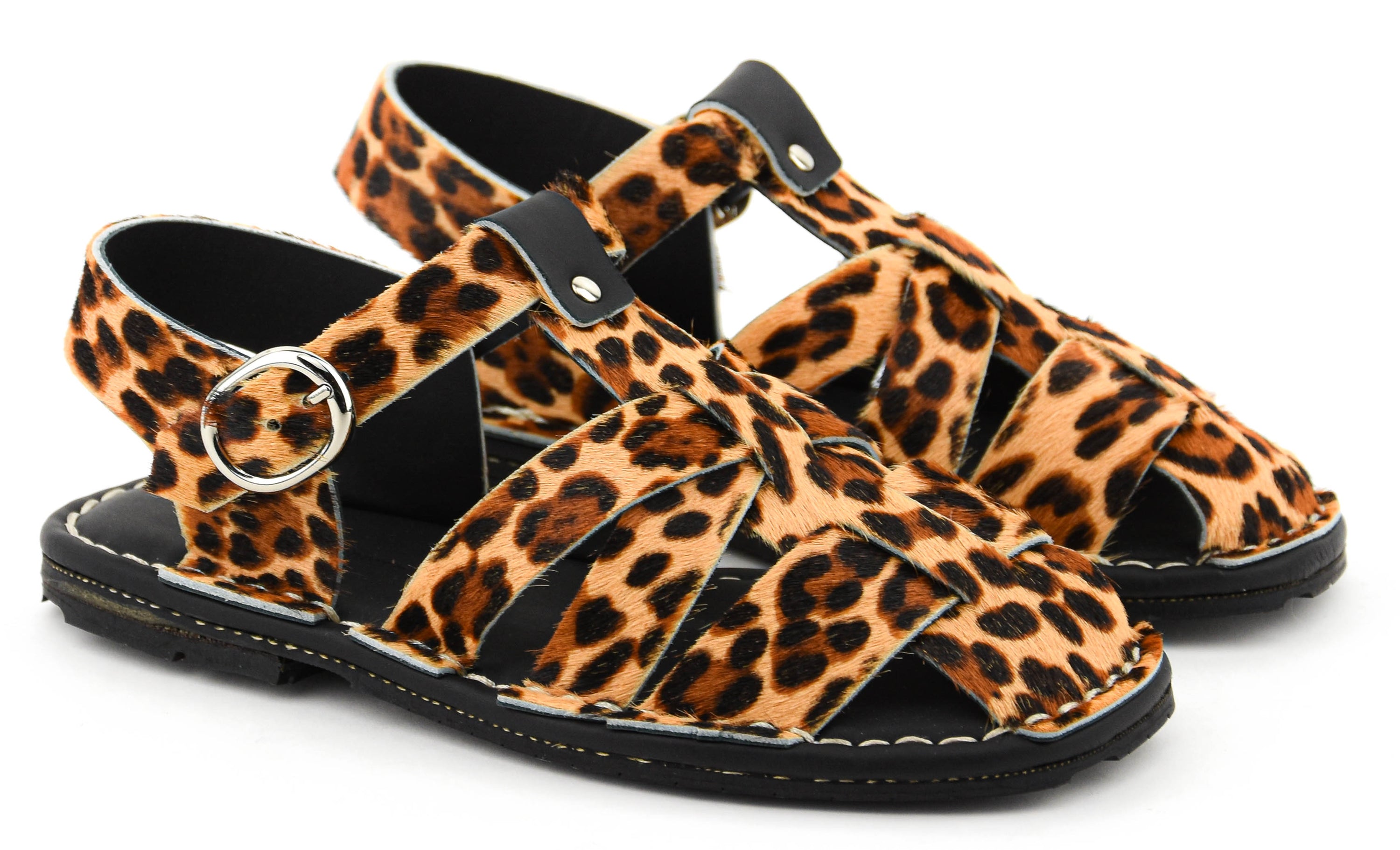 PORT MENORCA AQUA SANDAL LEOPARD