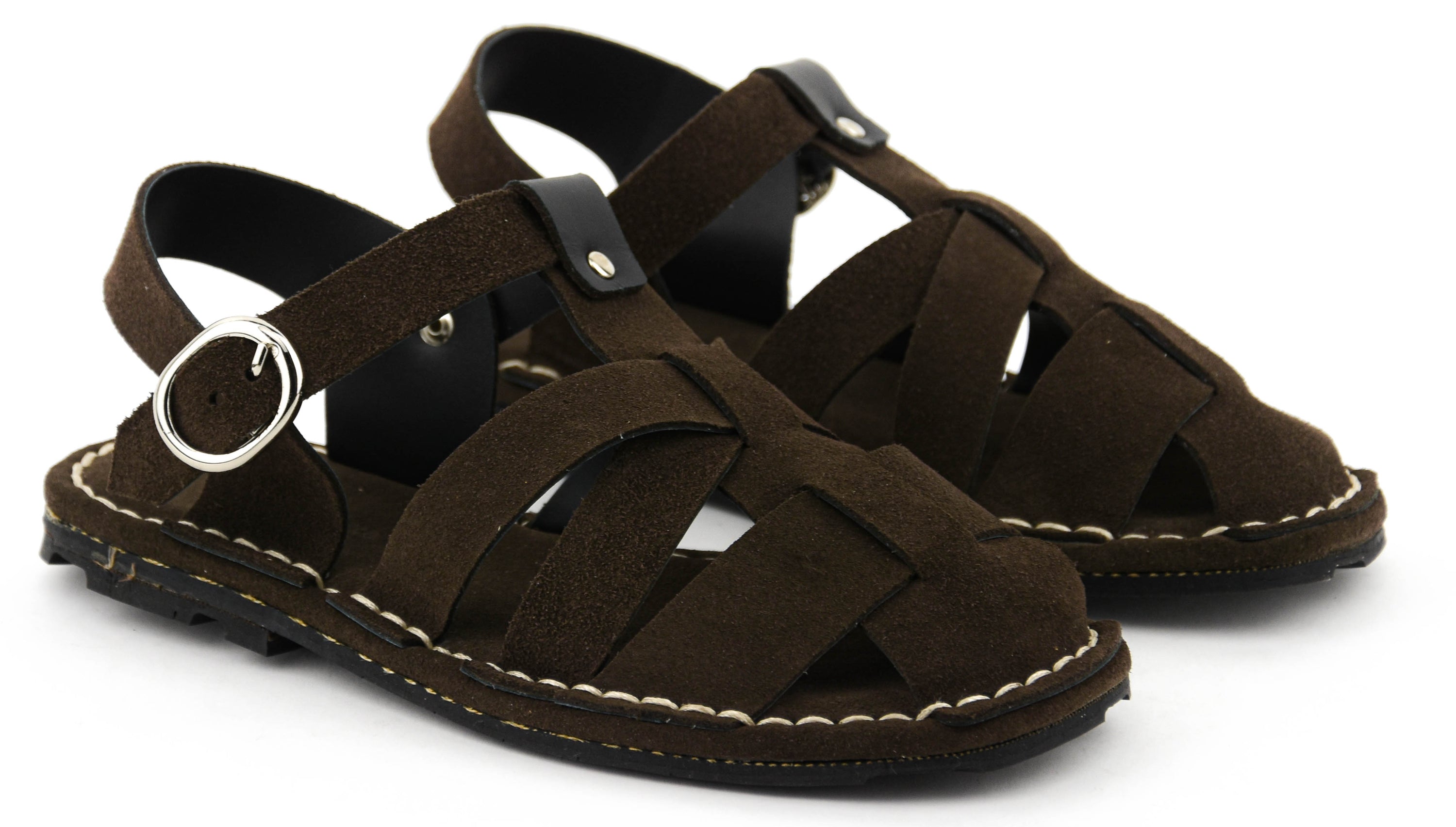 PORT MENORCA AQUA SANDAL DARK BROWN