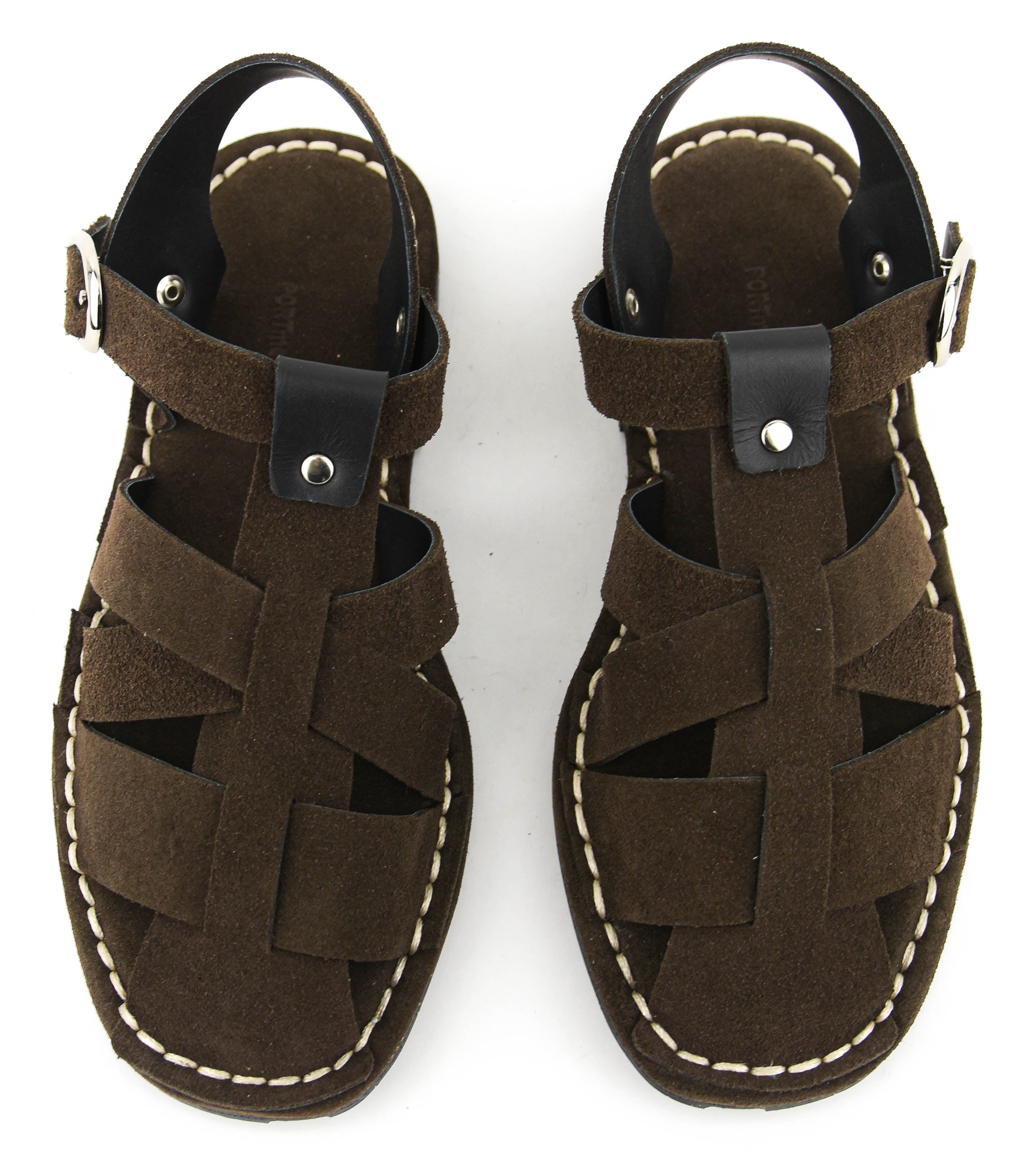 PORT MENORCA AQUA SANDAL DARK BROWN