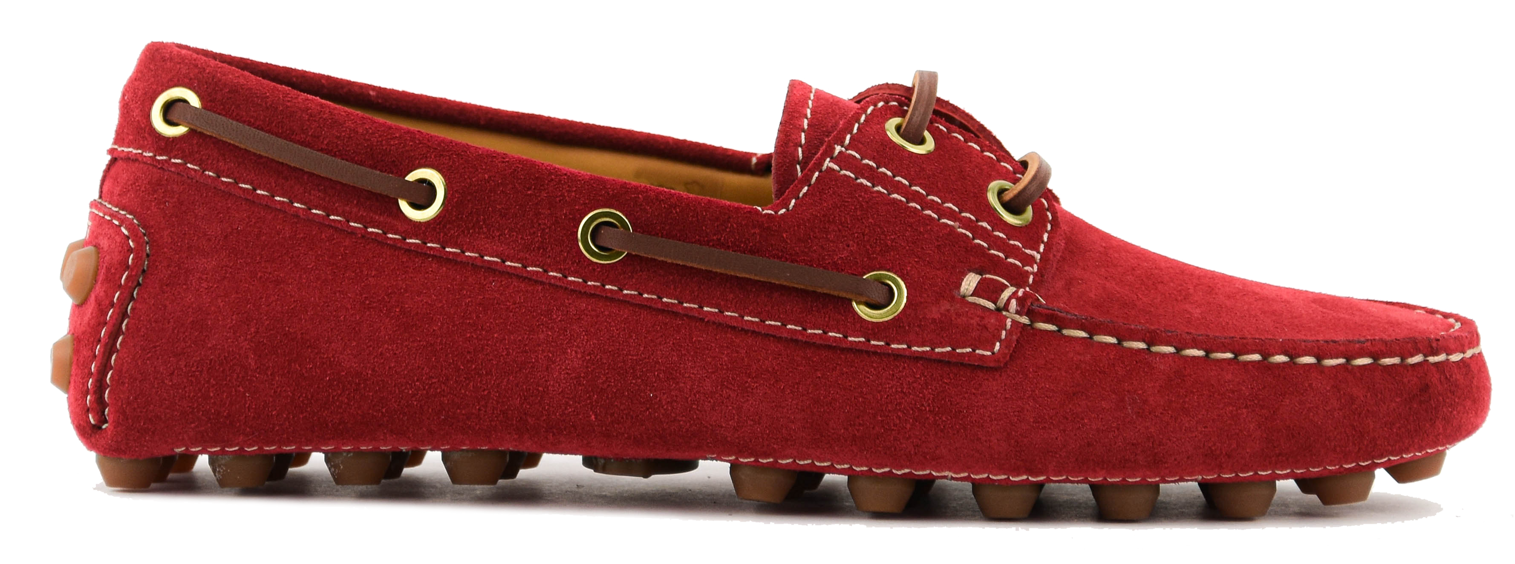 TOD'S MOCCASSINE RED SUEDE