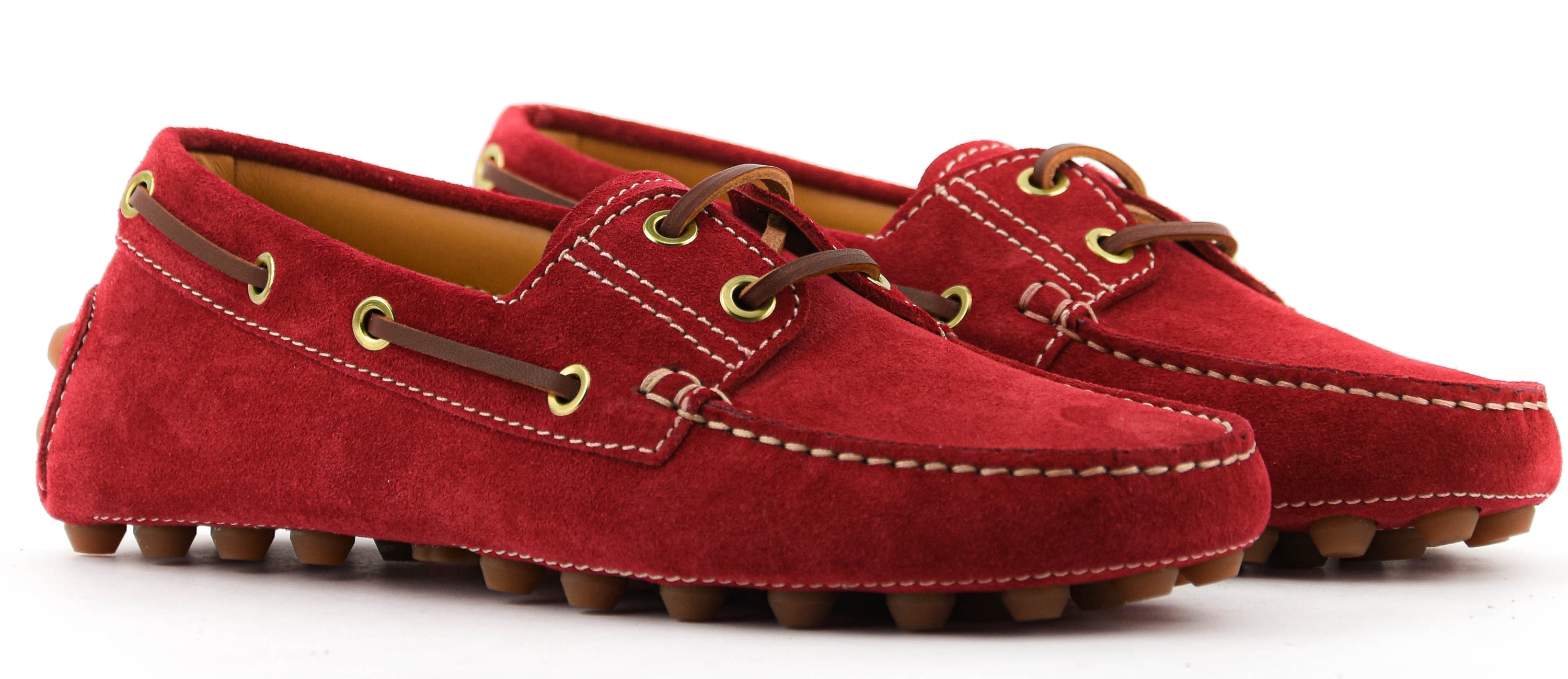 TOD'S MOCCASSINE RED SUEDE