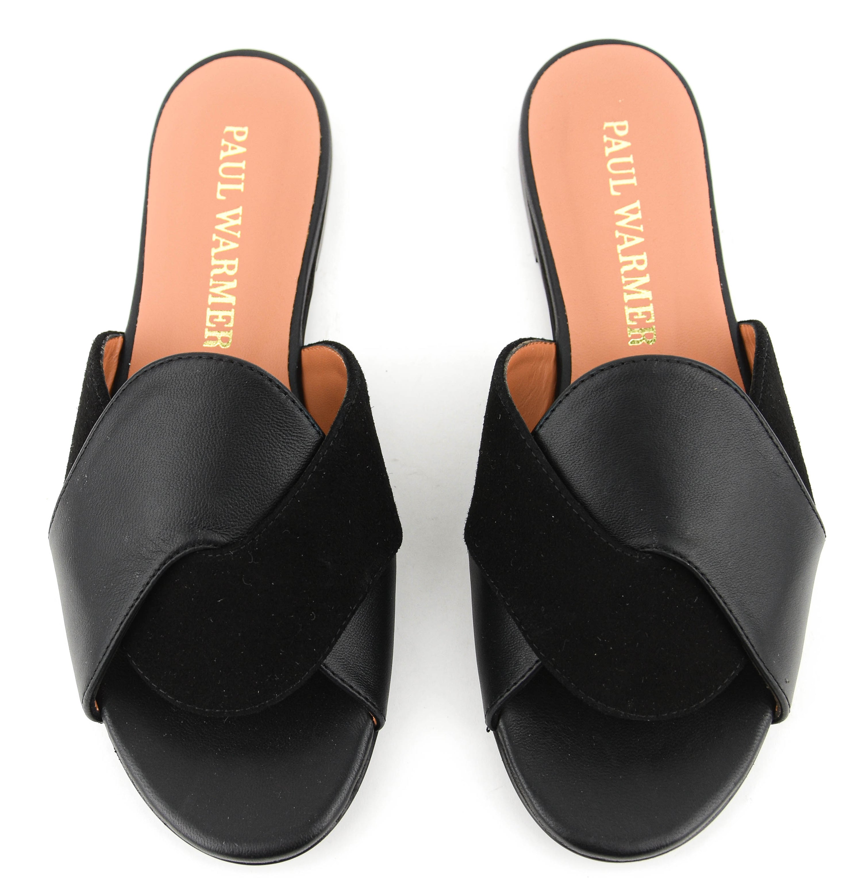 PAUL WARMER CRISS CROSS SANDAL BLACK