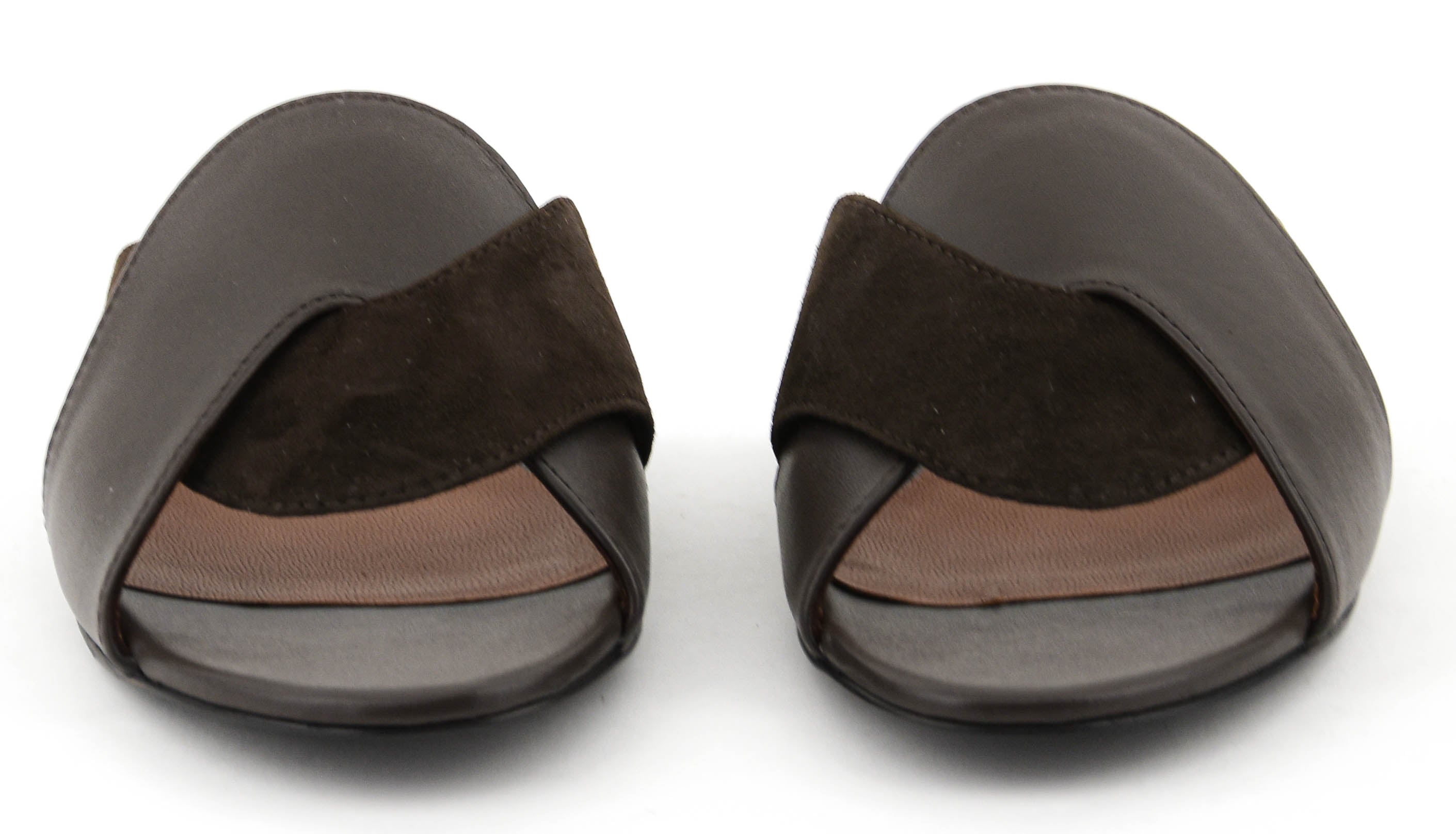 PAUL WARMER CRISS CROSS SANDAL BROWN