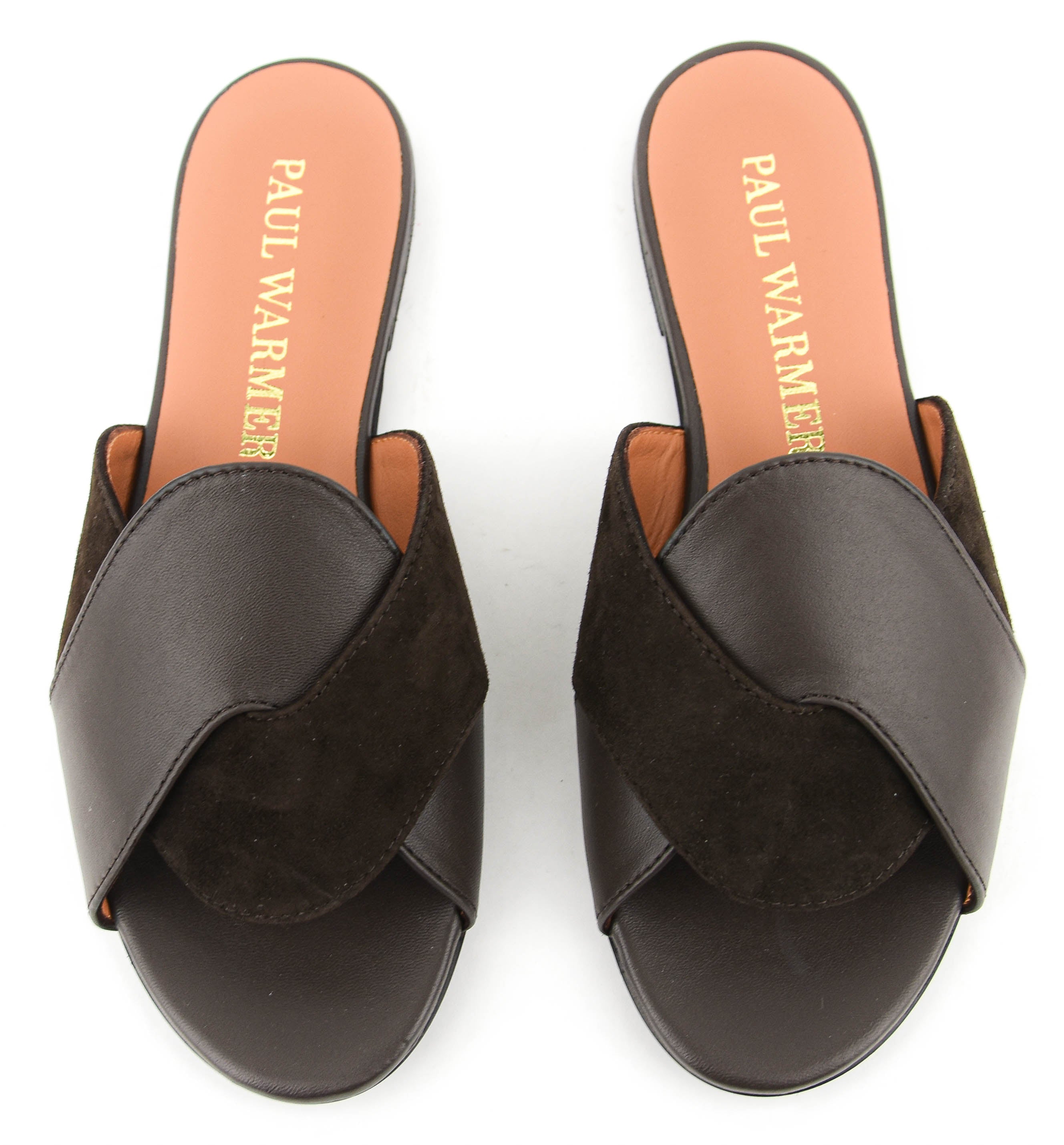 PAUL WARMER CRISS CROSS SANDAL BROWN