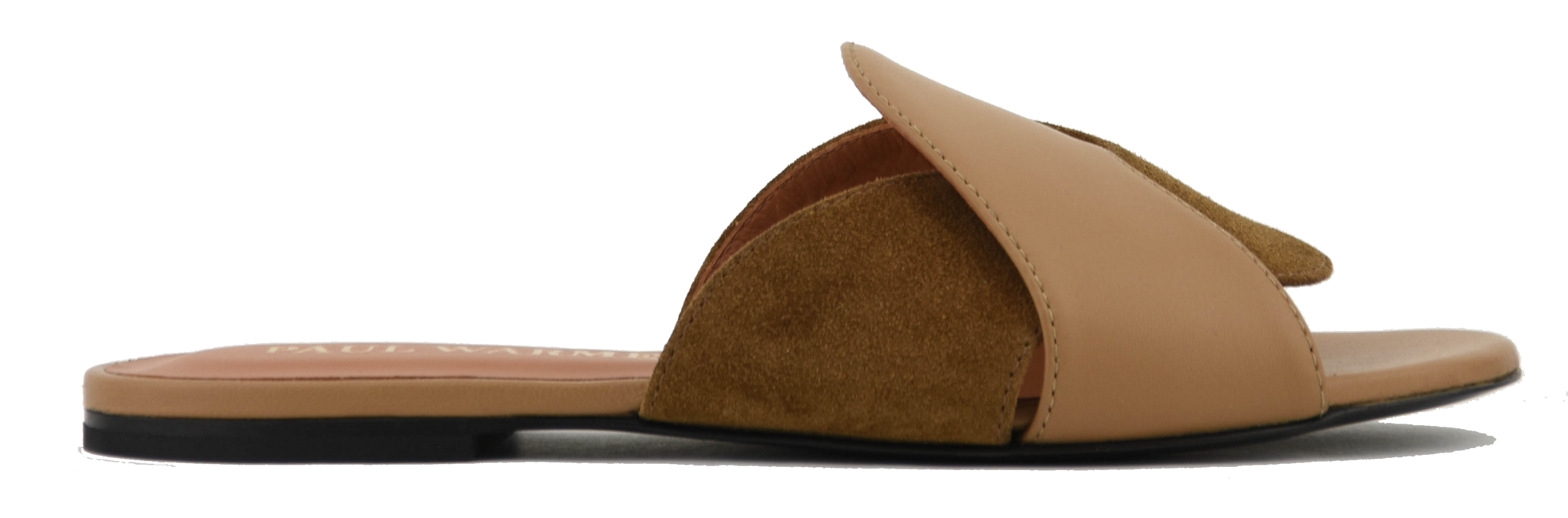 PAUL WARMER CRISS CROSS SANDAL BEIGE