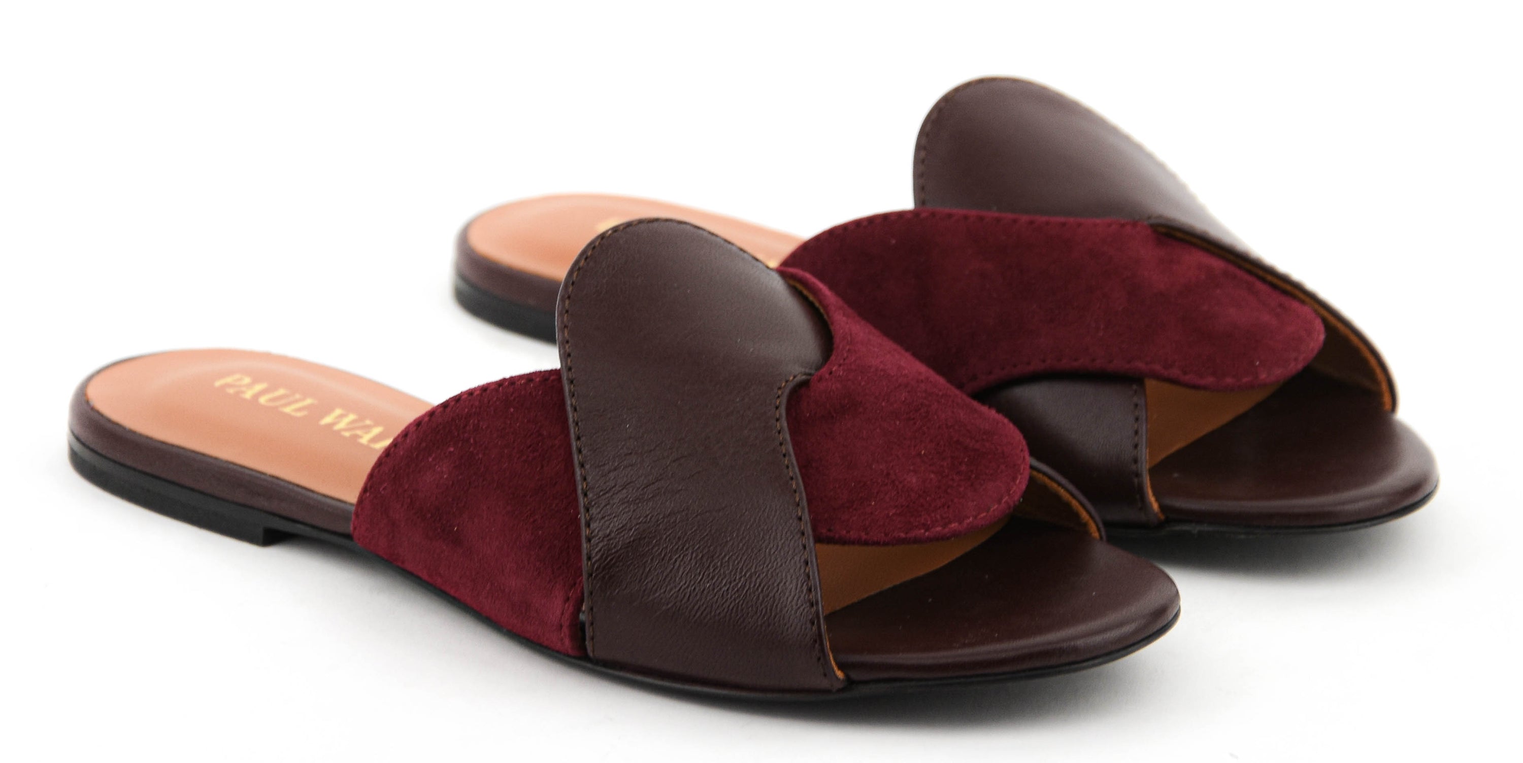 PAUL WARMER CRISS CROSS SANDAL BORDO