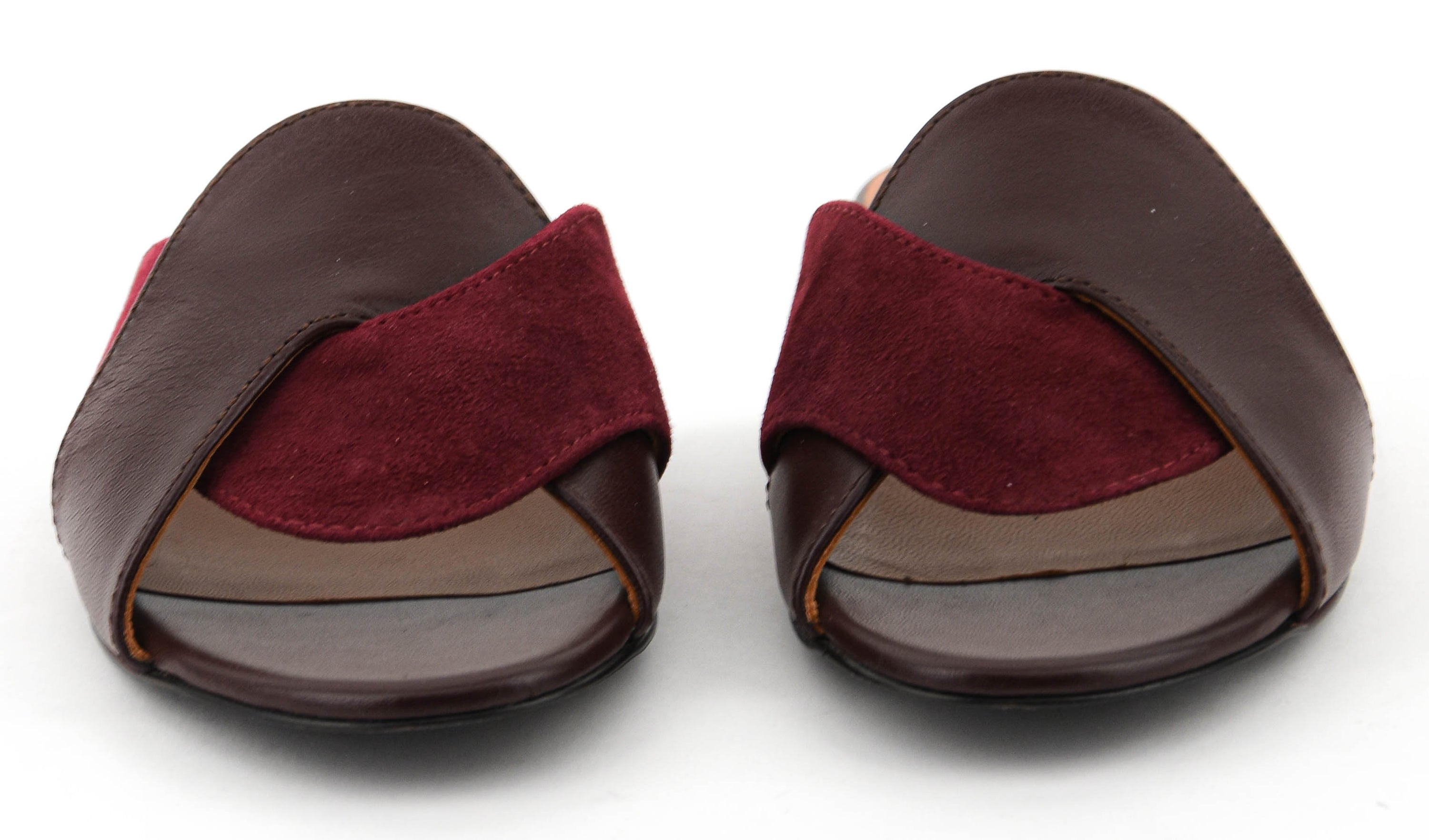 PAUL WARMER CRISS CROSS SANDAL BORDO