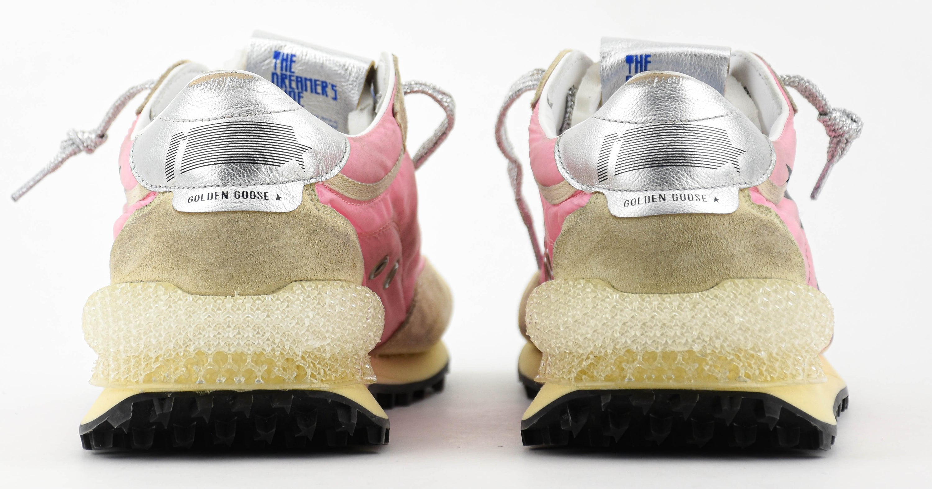 GOLDEN GOOSE RUNNING MARATHON PINK GOLD SILVER