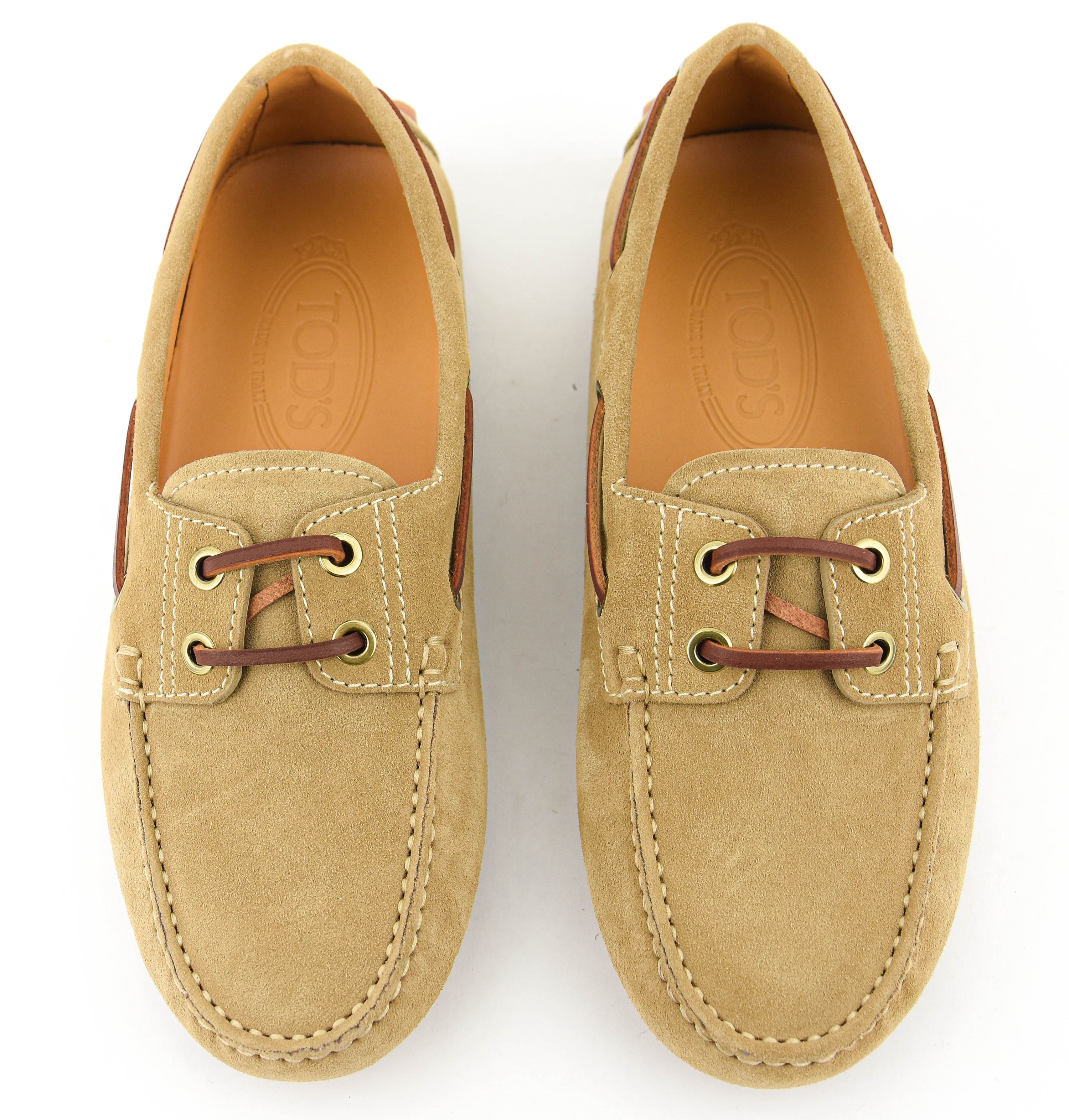 TOD'S MOCCASSINE CAMEL SUEDE