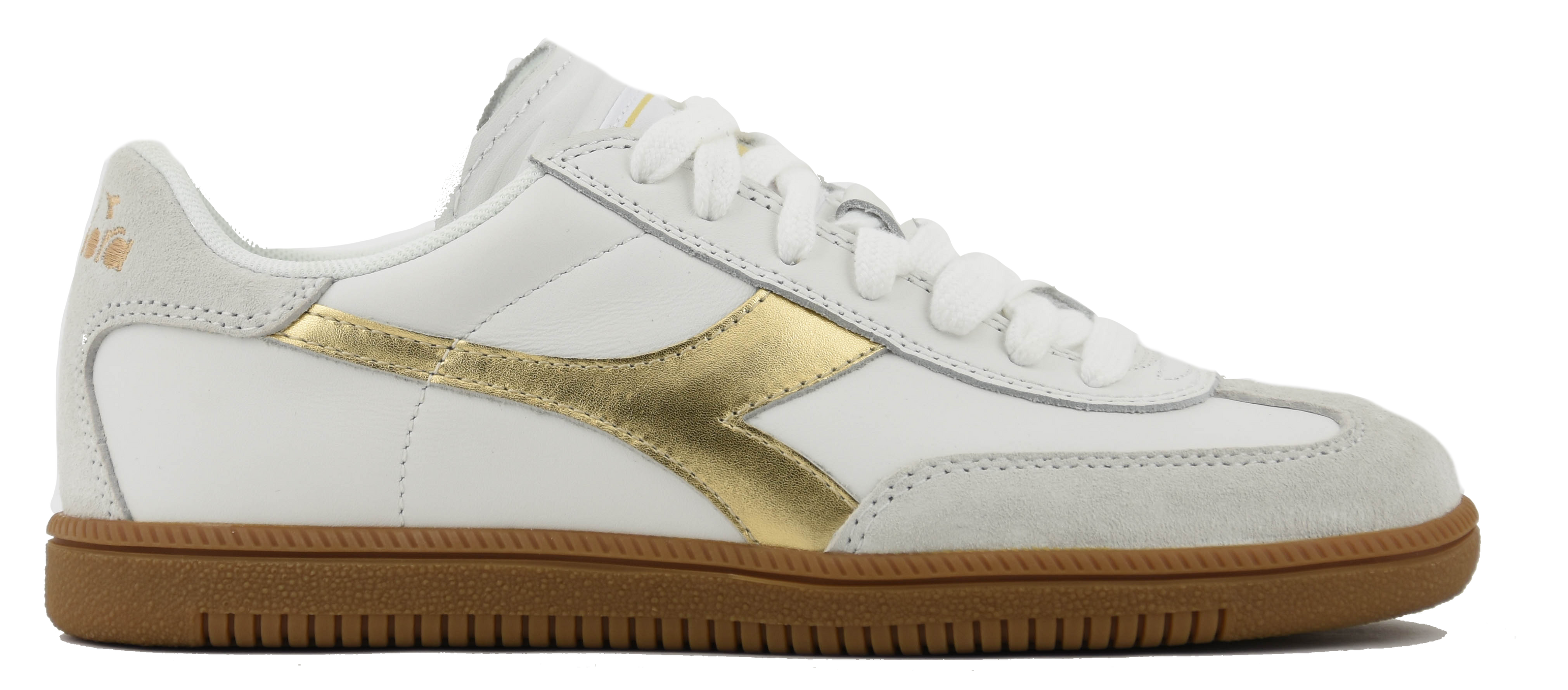 DIADORA TRAINER METALLIC WHITE GOLD