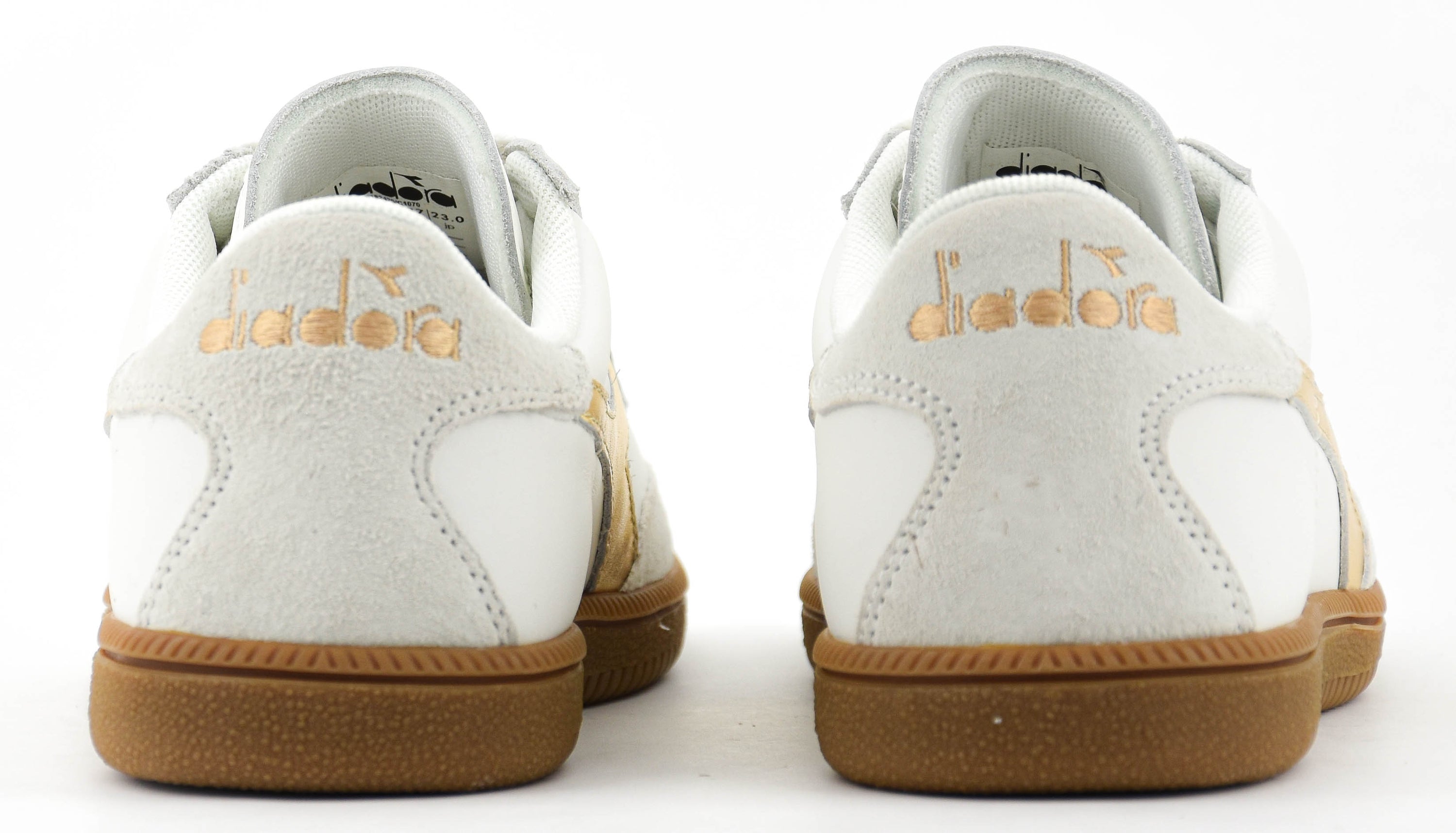 DIADORA TRAINER METALLIC WHITE GOLD