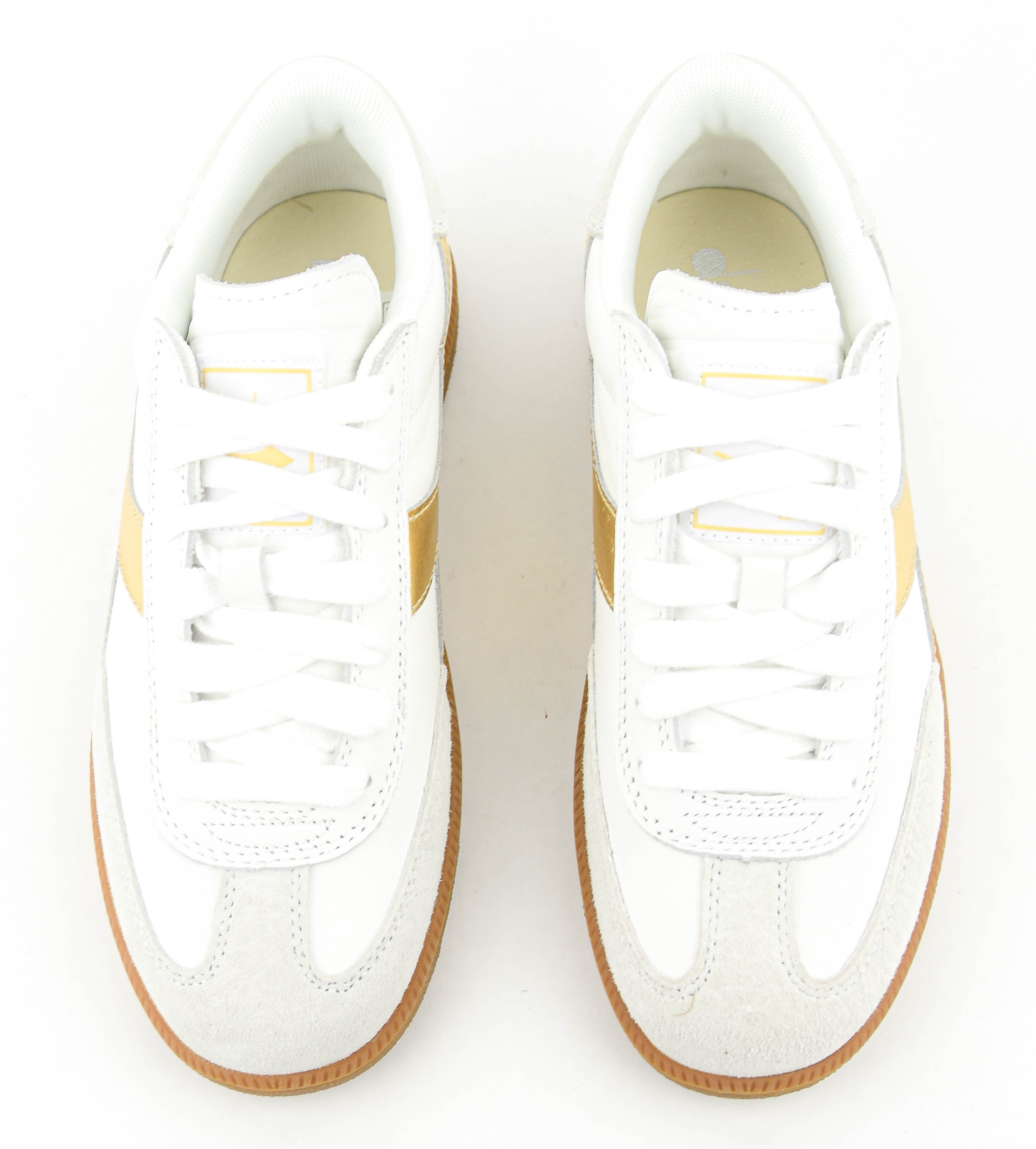 DIADORA TRAINER METALLIC WHITE GOLD