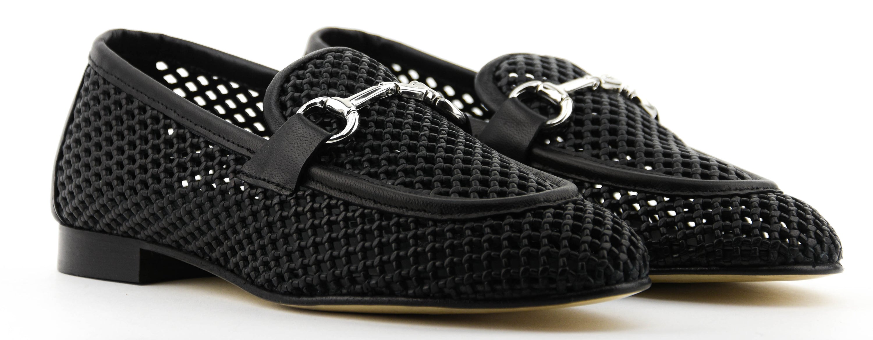 POEVE MESH LOAFER BLACK