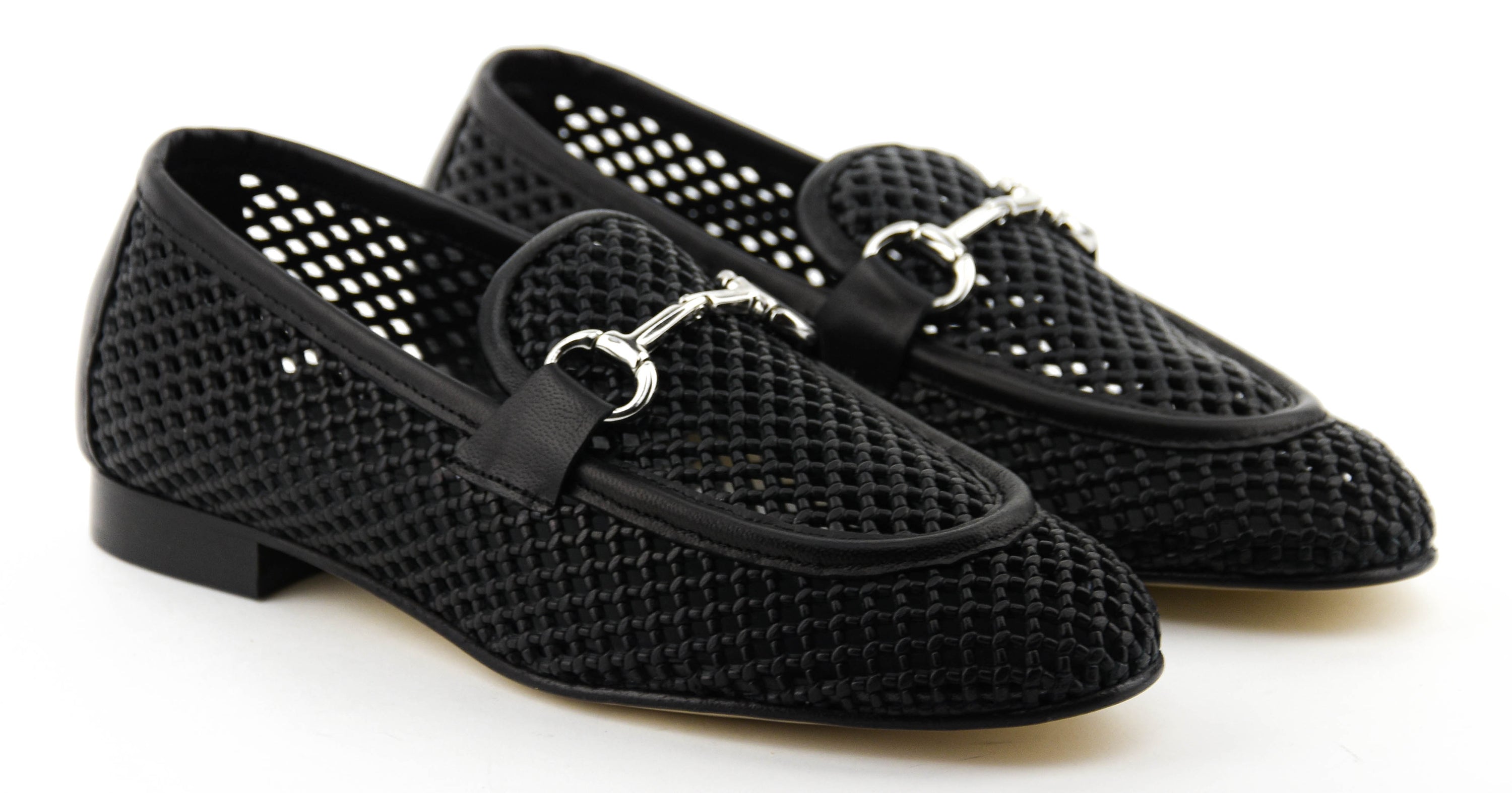 POEVE MESH LOAFER BLACK