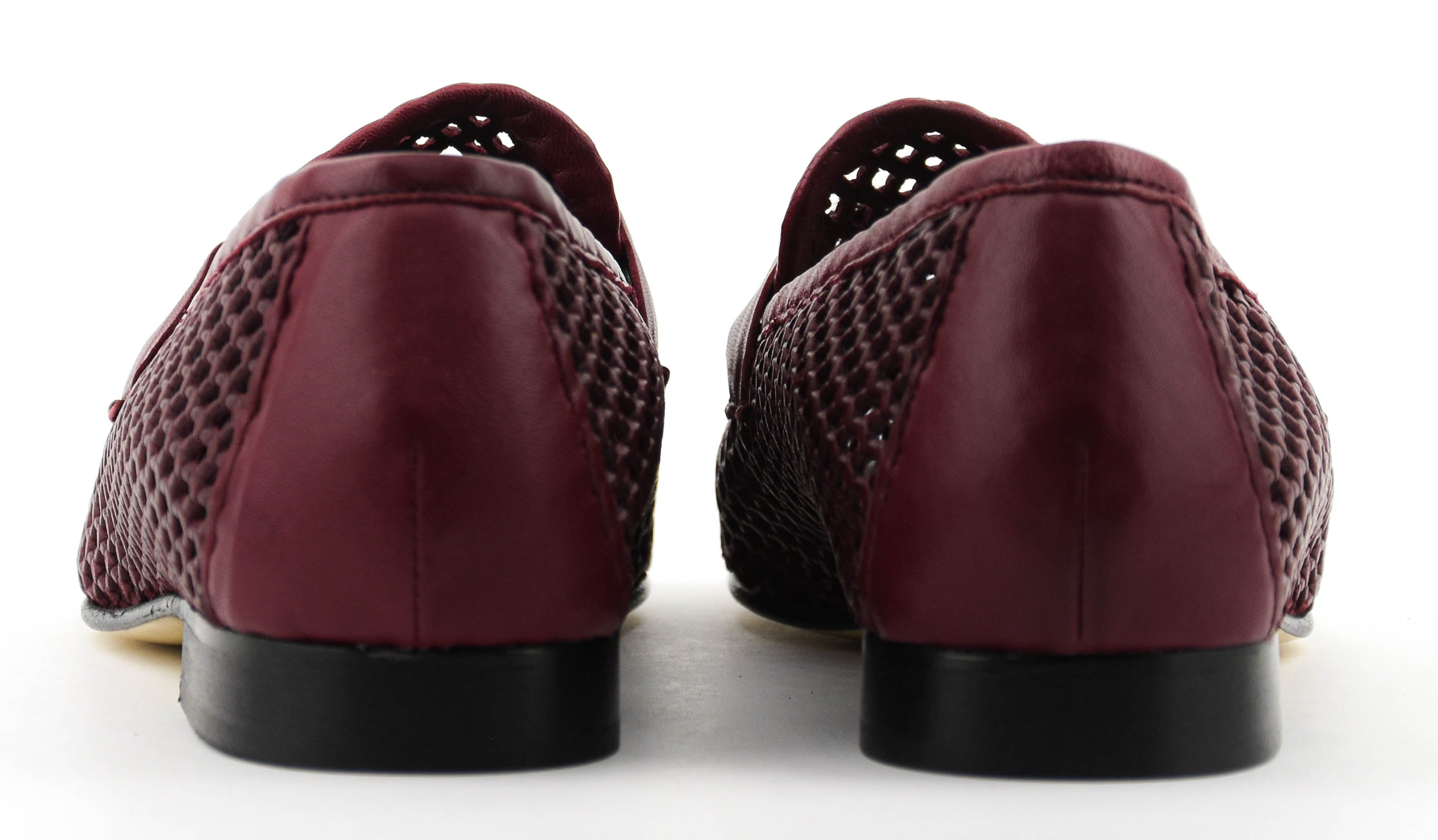 POEVE MESH LOAFER BORDEAUX