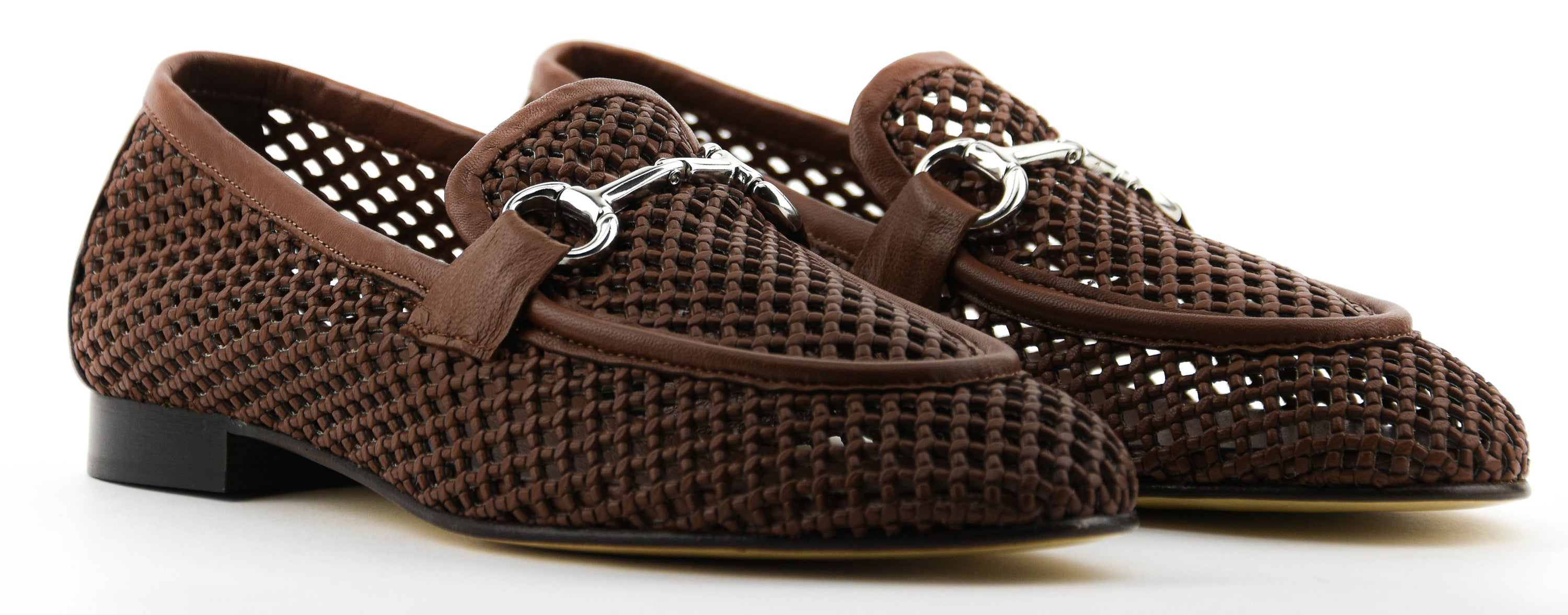 POEVE MESH LOAFER CUOIO