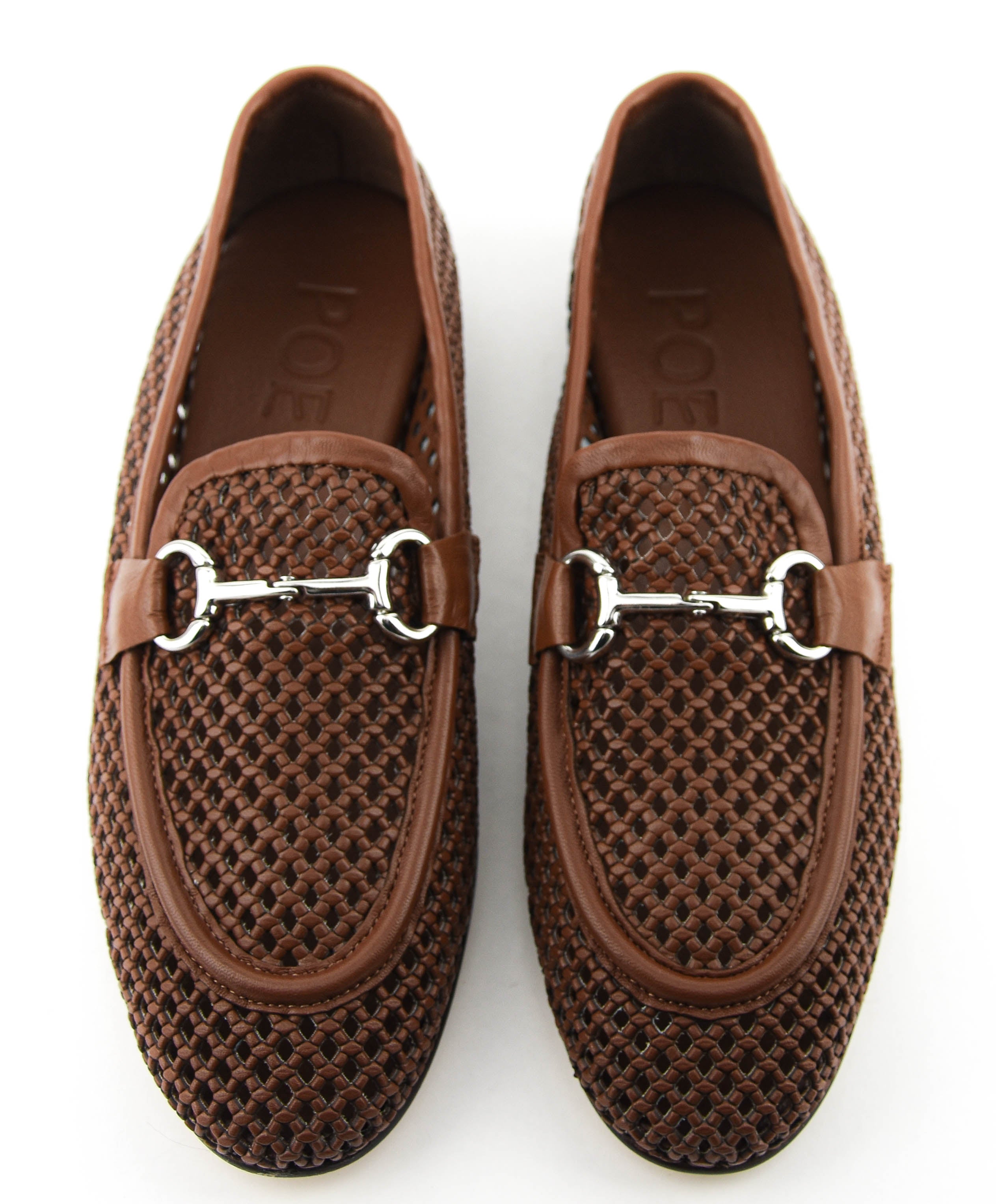 POEVE MESH LOAFER CUOIO