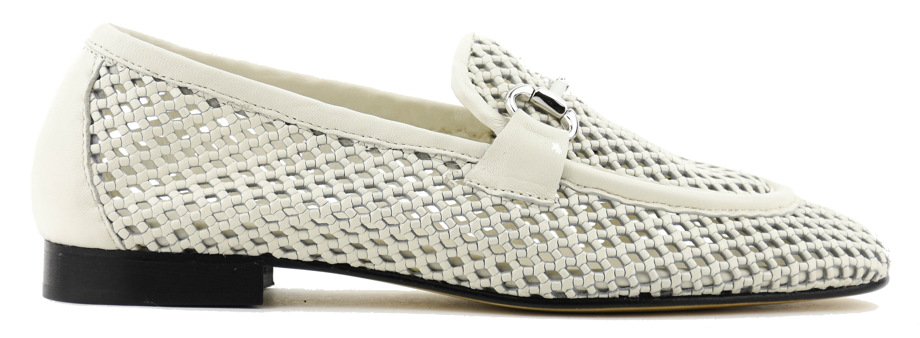 POEVE MESH LOAFER BIANCO