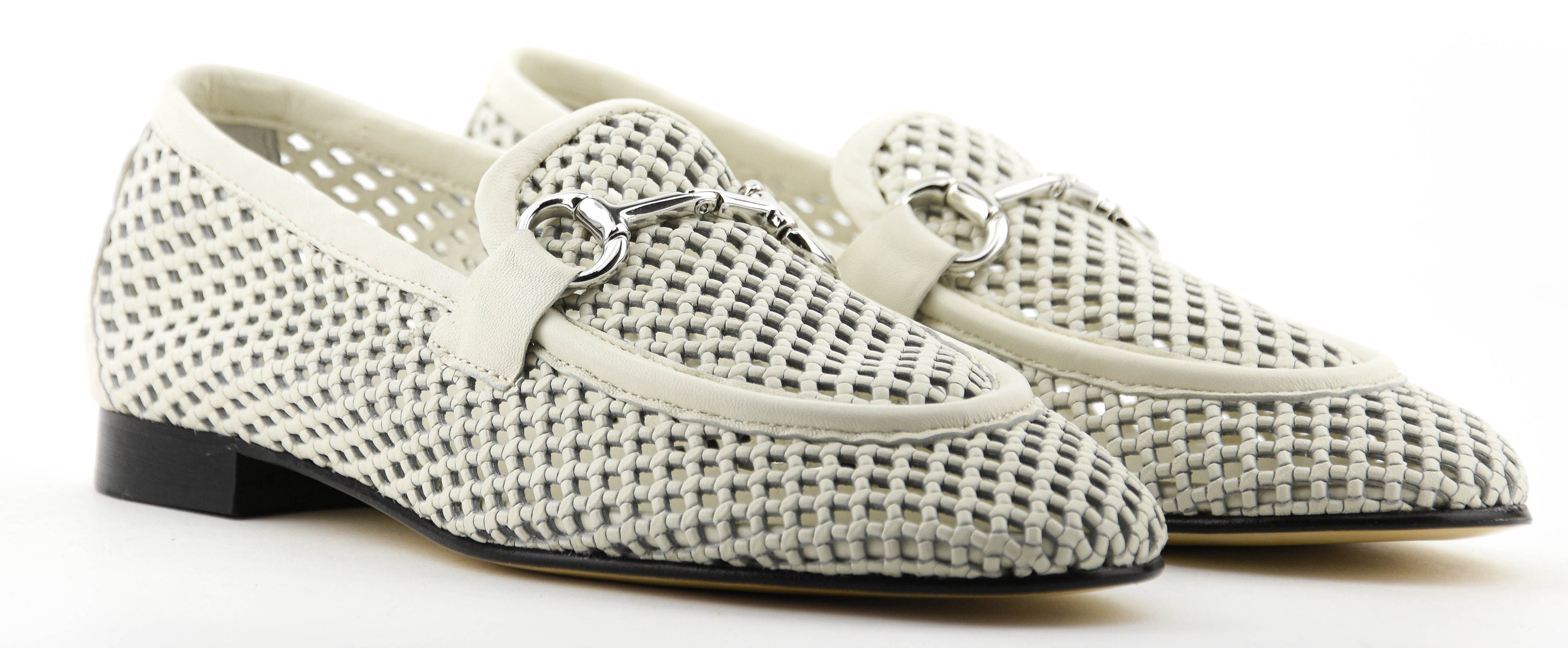 POEVE MESH LOAFER BIANCO