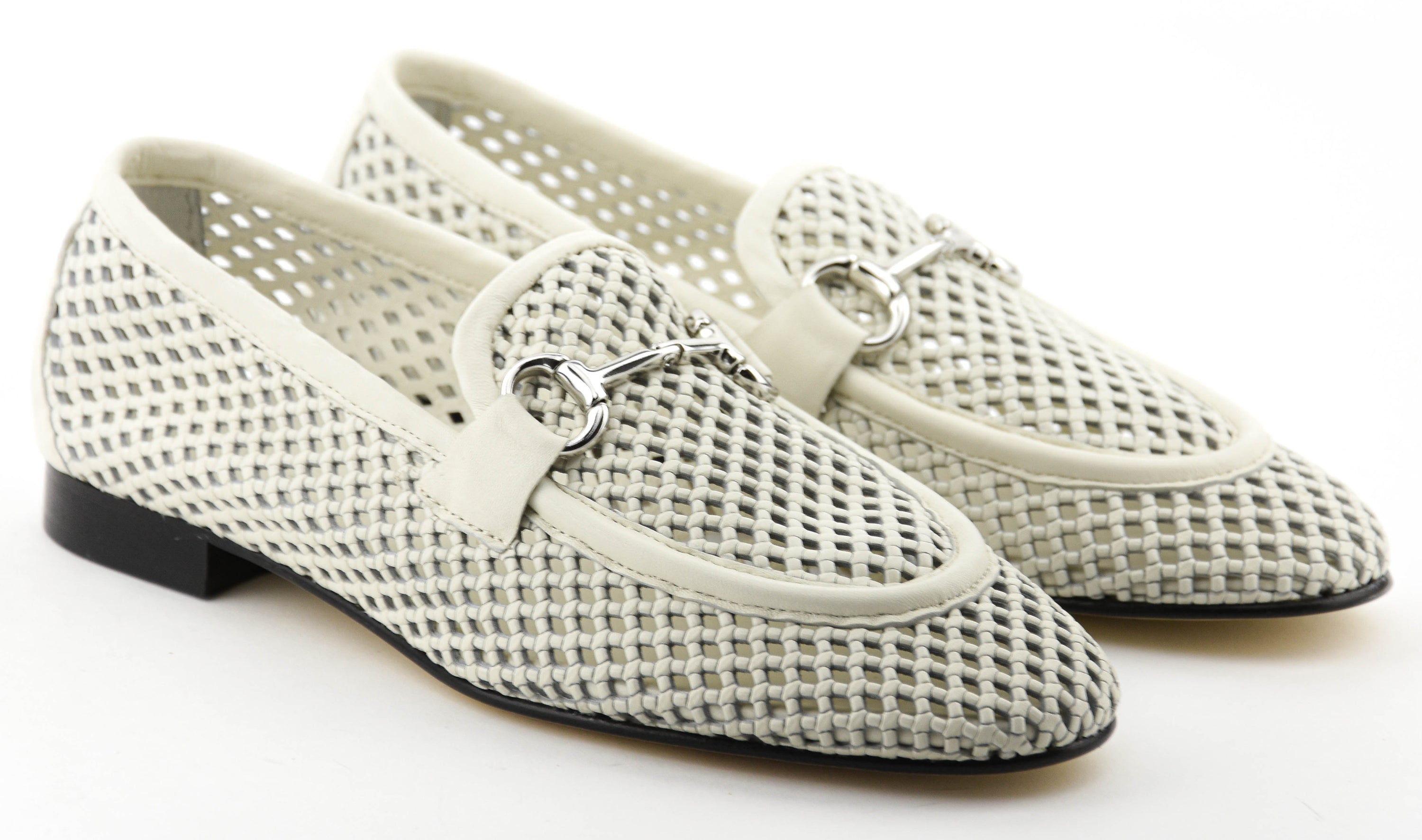 POEVE MESH LOAFER BIANCO