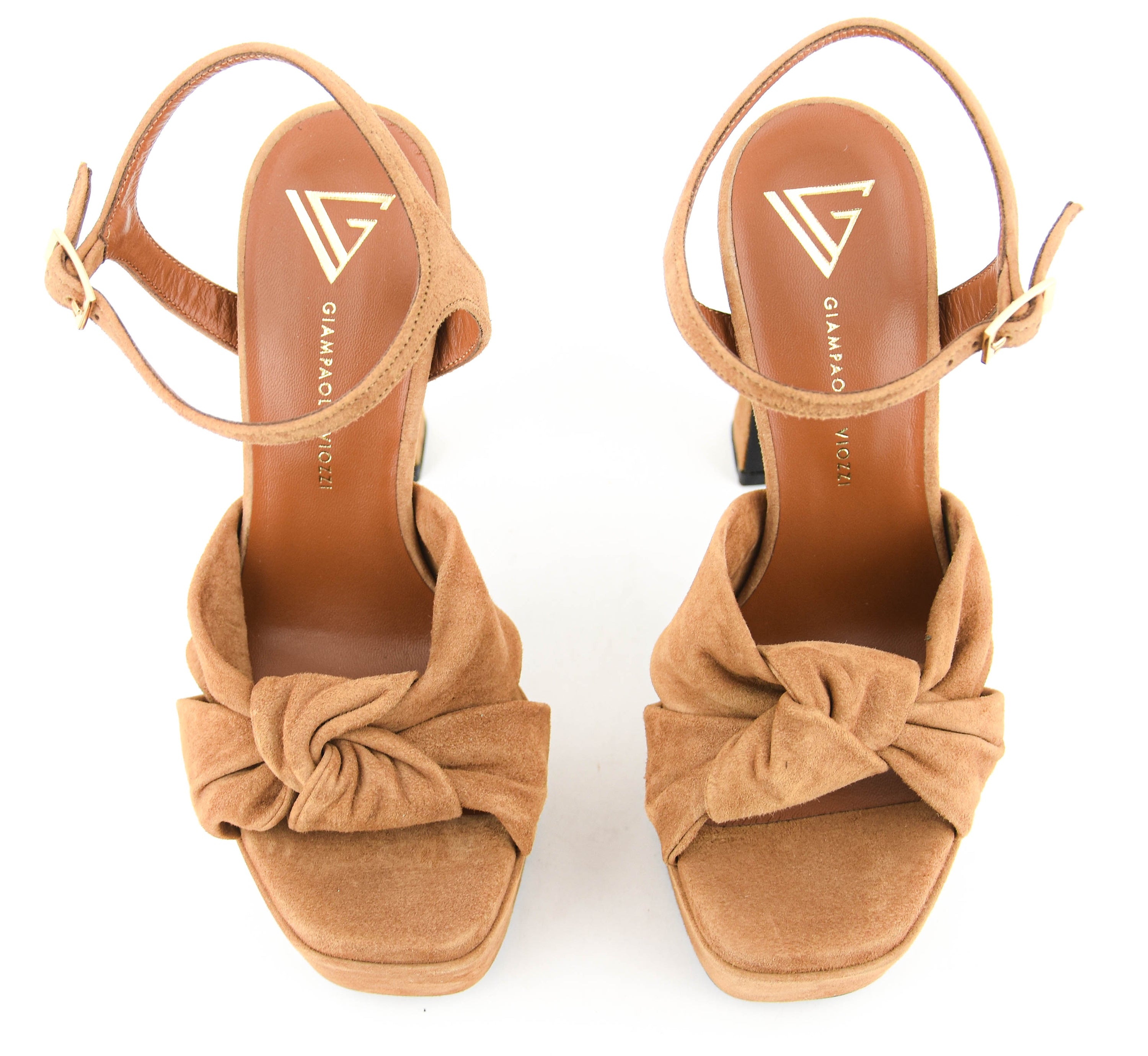 GIAMPAOLO VIOZZI TRIBUTO SANDAL LIGHT CAMEL