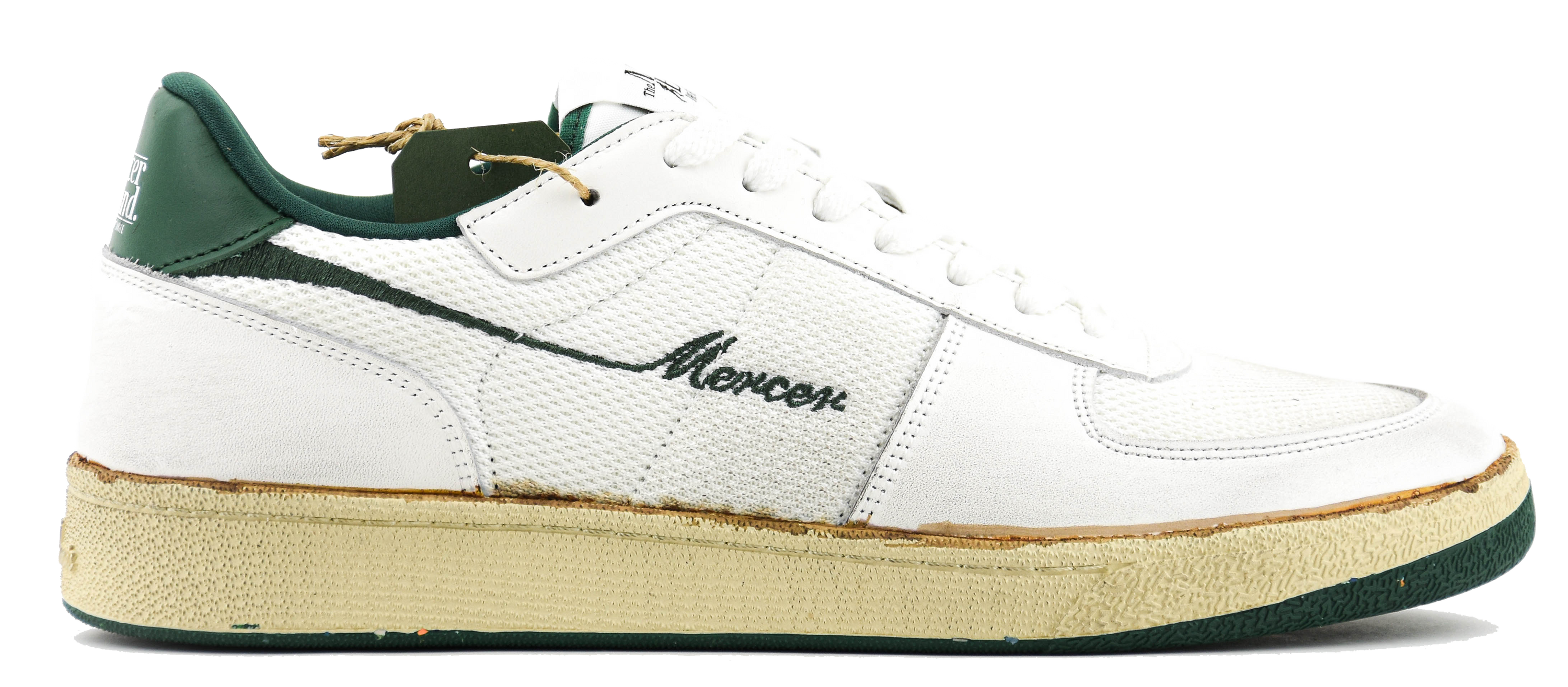 MERCER RE-TENNIS VINTAGE WHITE GREEN