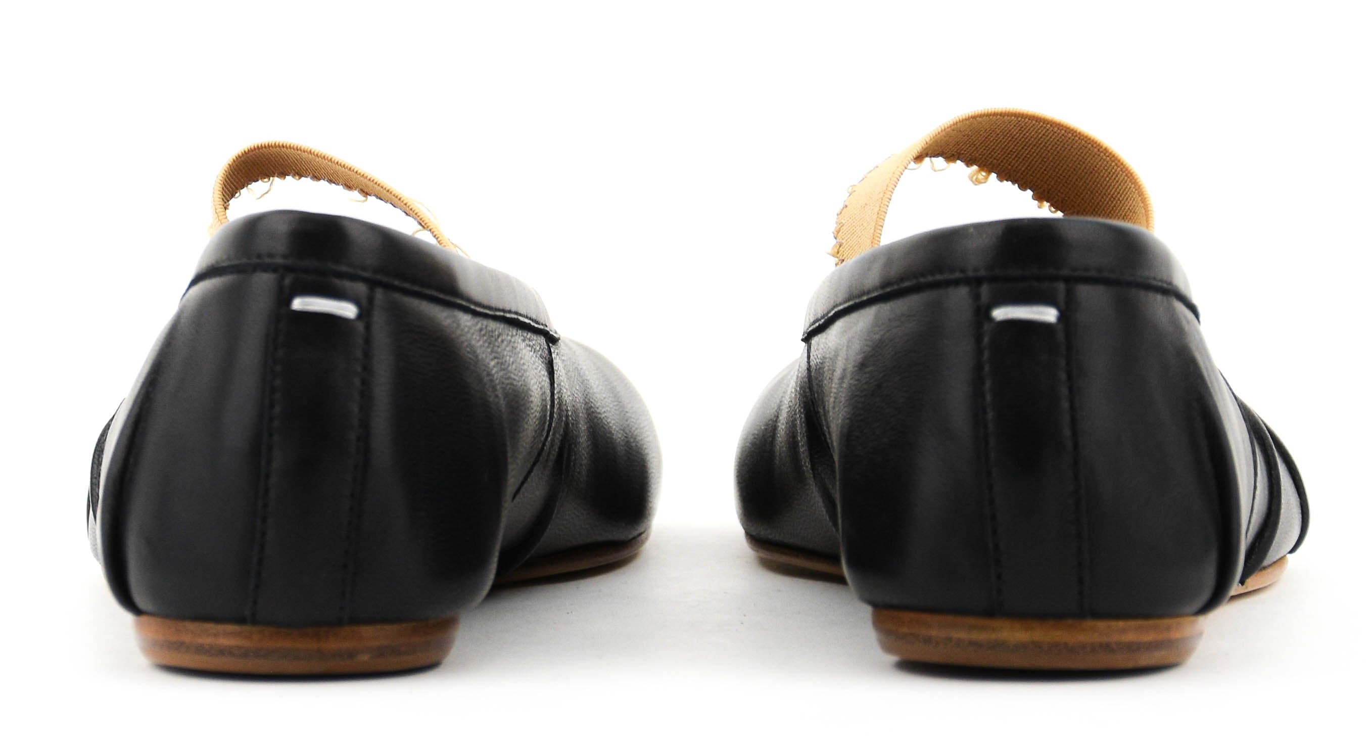 MAISON MARGIELA TABI ELASTIC BALLERINA BLACK