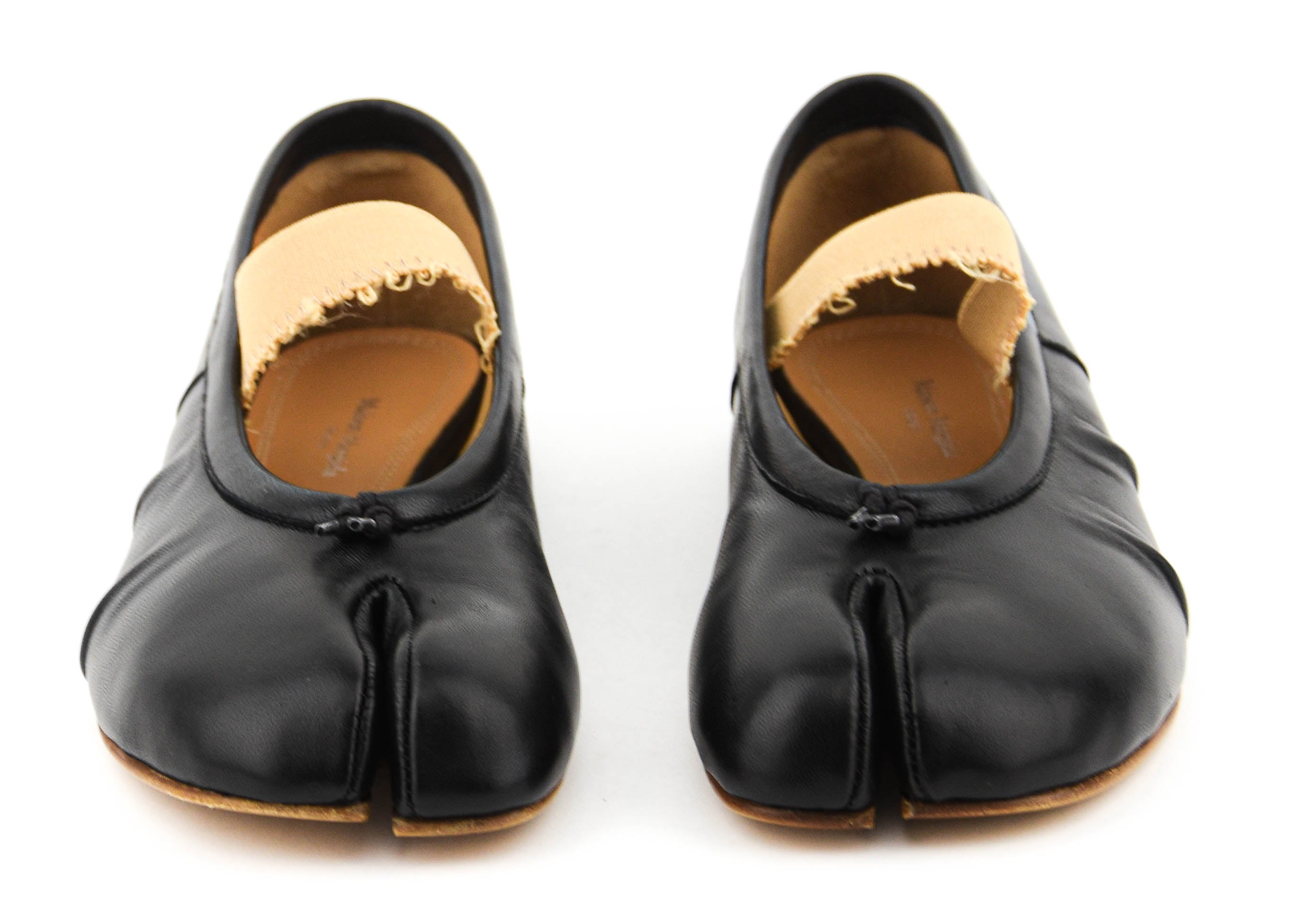 MAISON MARGIELA TABI ELASTIC BALLERINA BLACK