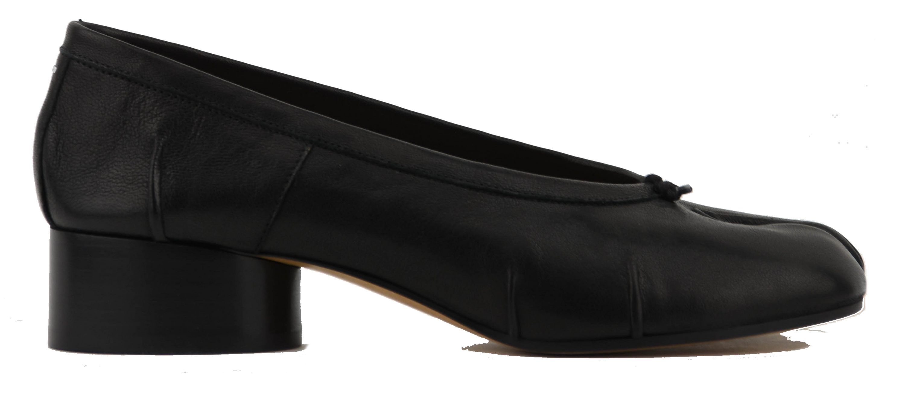 MAISON MARGIELA TABI HEEL BALLERINA BLACK