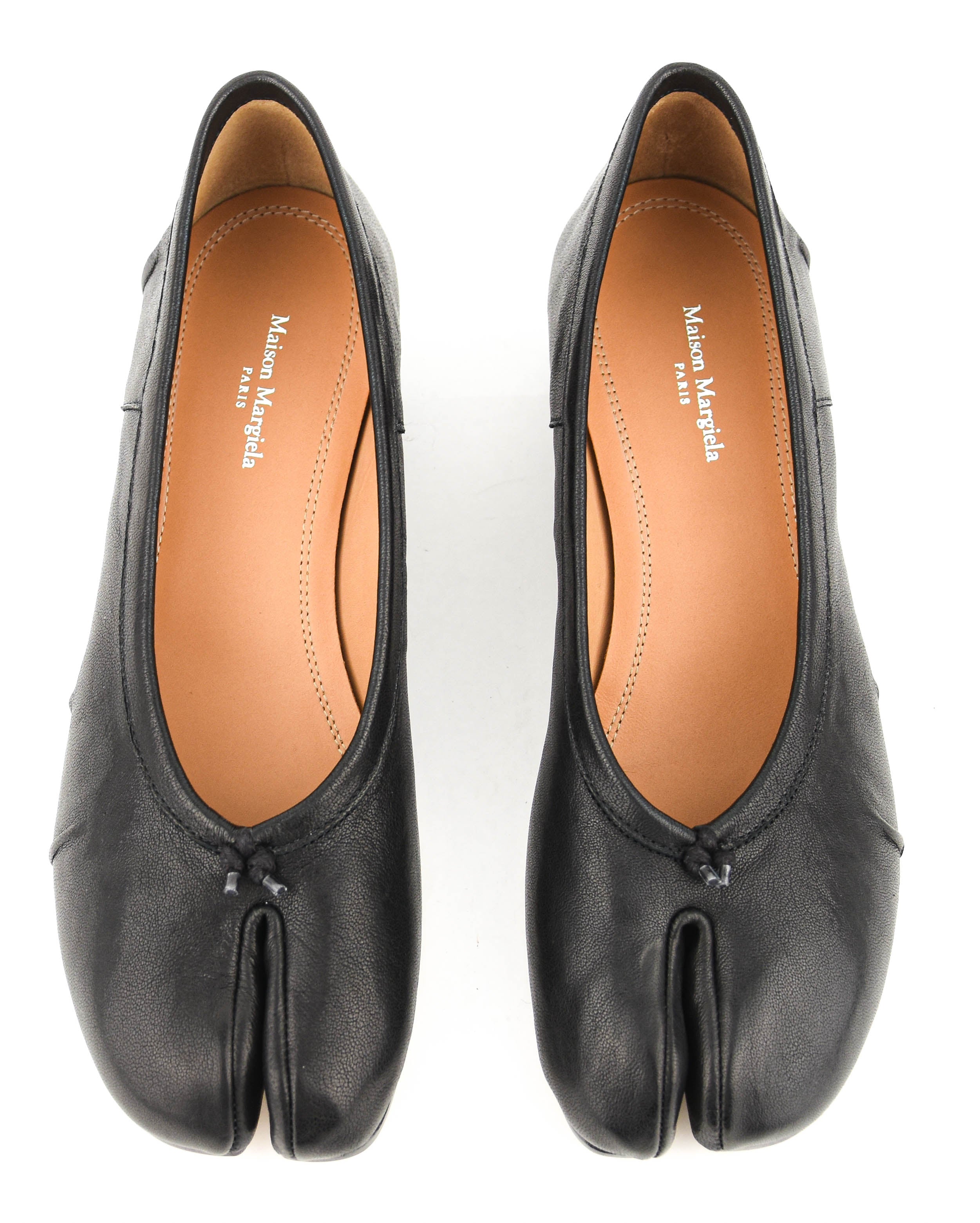 MAISON MARGIELA TABI HEEL BALLERINA BLACK