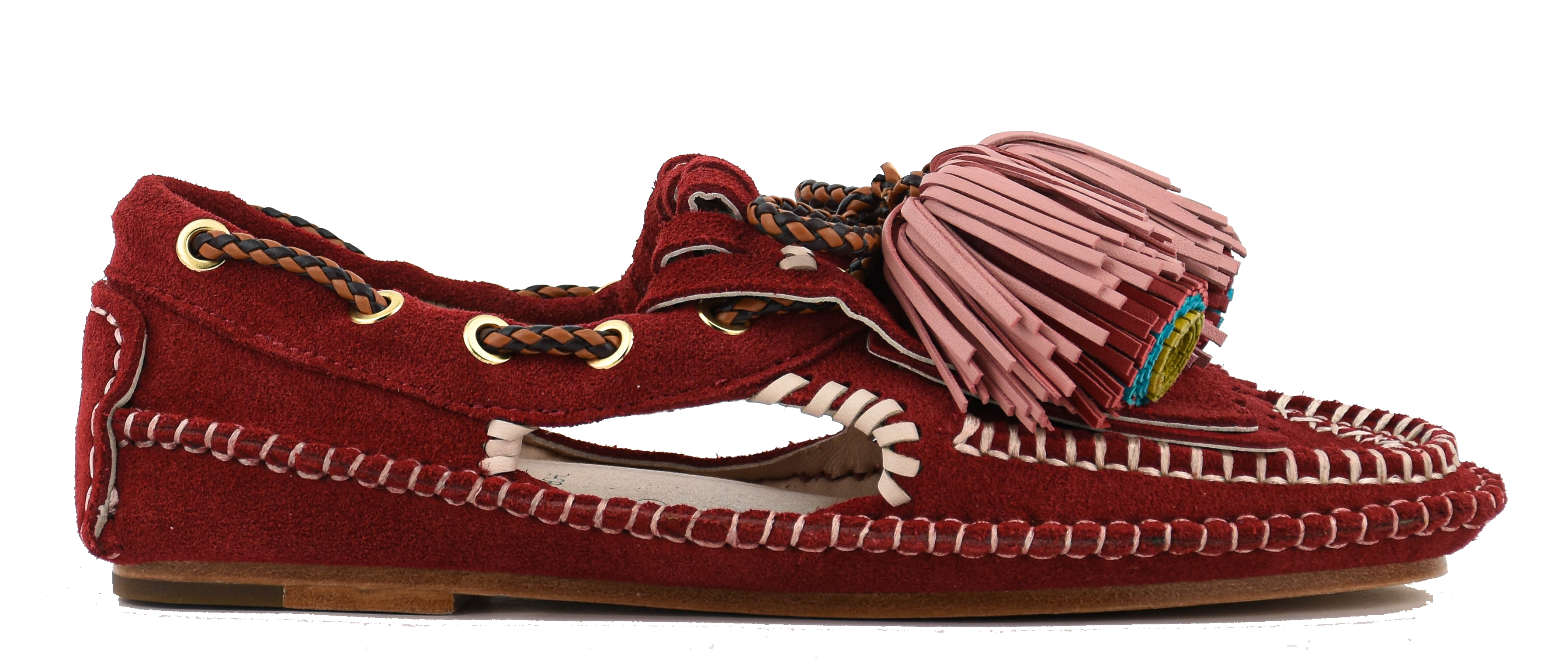 paul warmer ELENA IACHI TIBET LOAFER RED 2025 Black Friday Schoenen