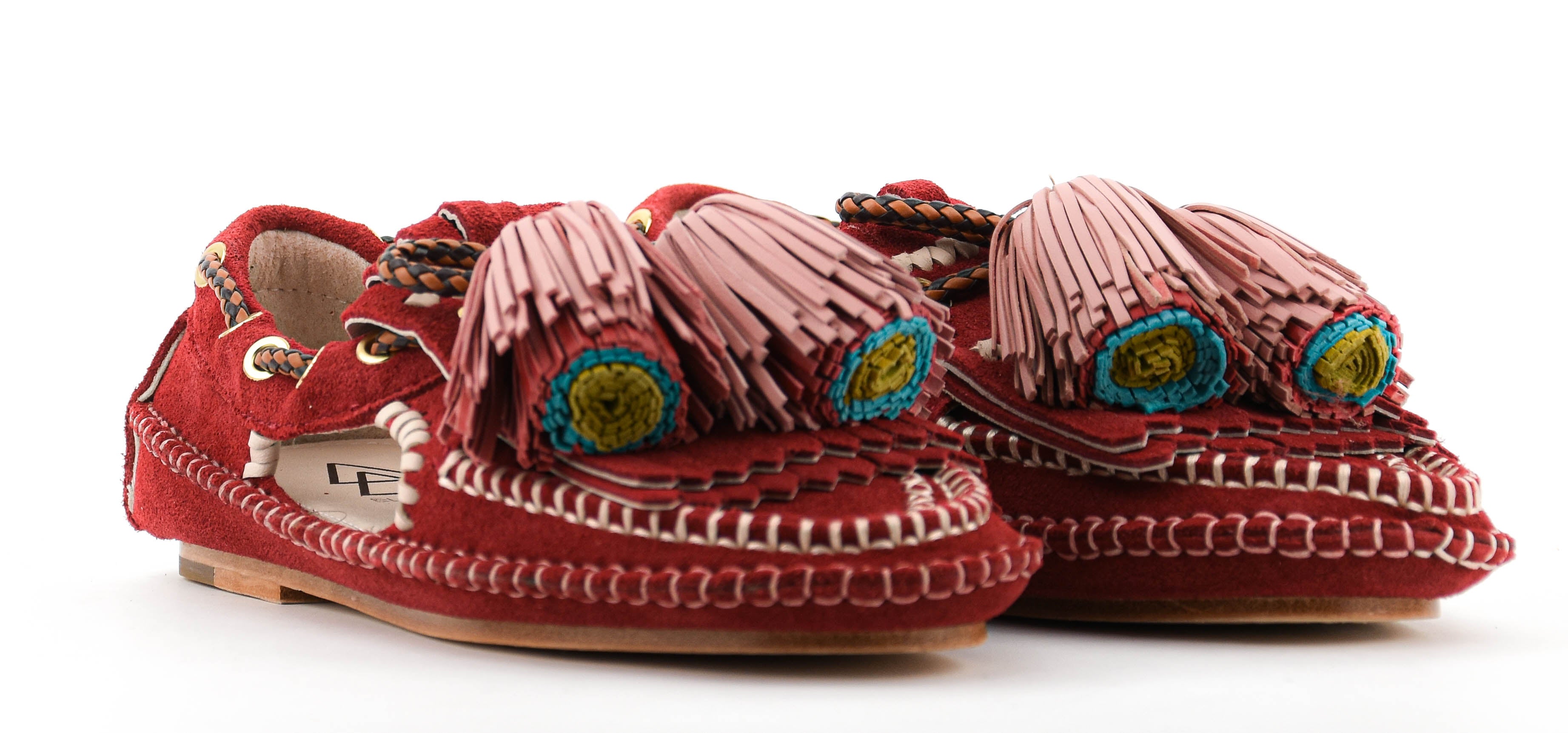 ELENA IACHI TIBET LOAFER RED – Paul warmer