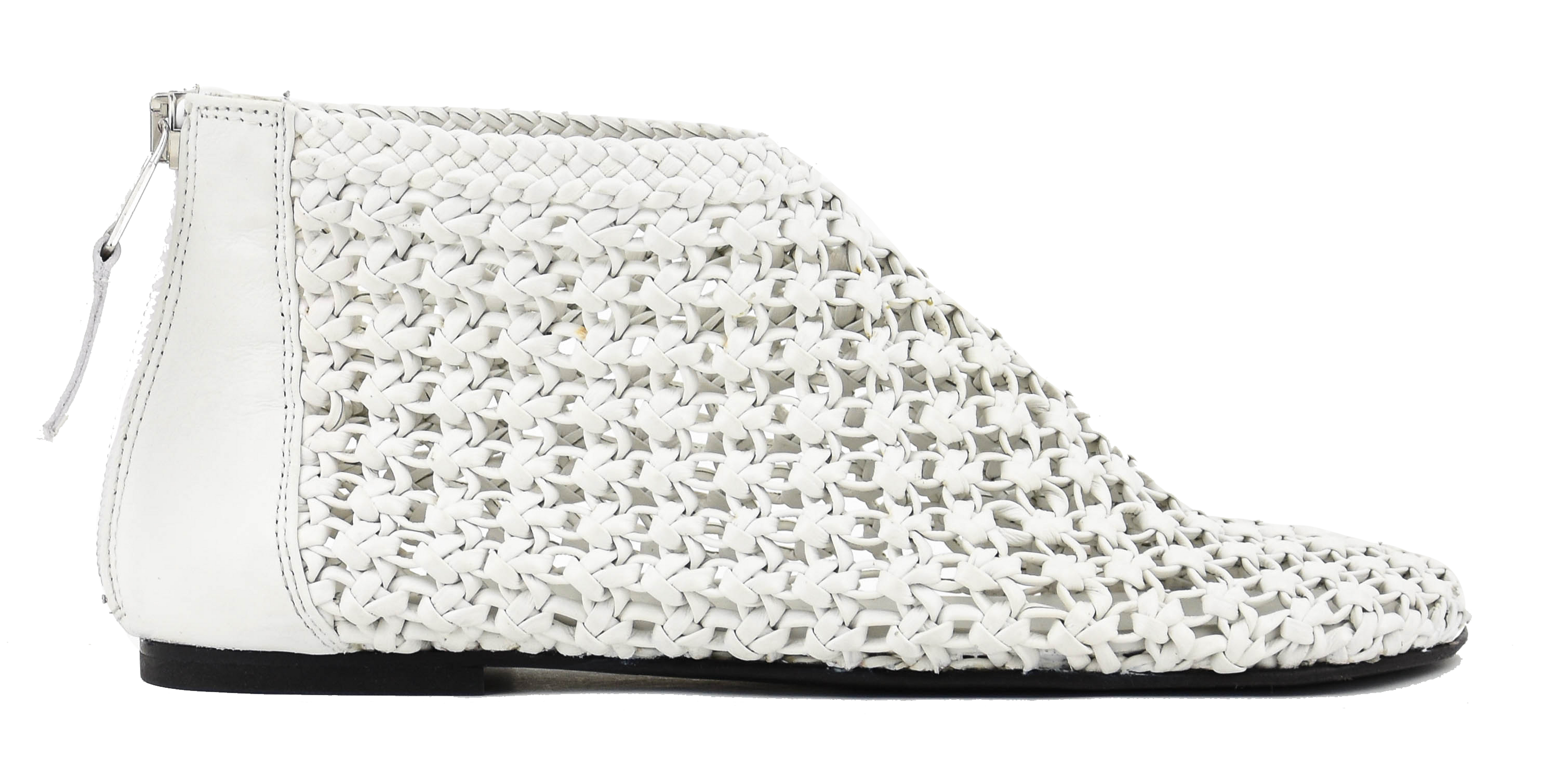 ELENA IACHI CROCHET BOOTIE BIANCO