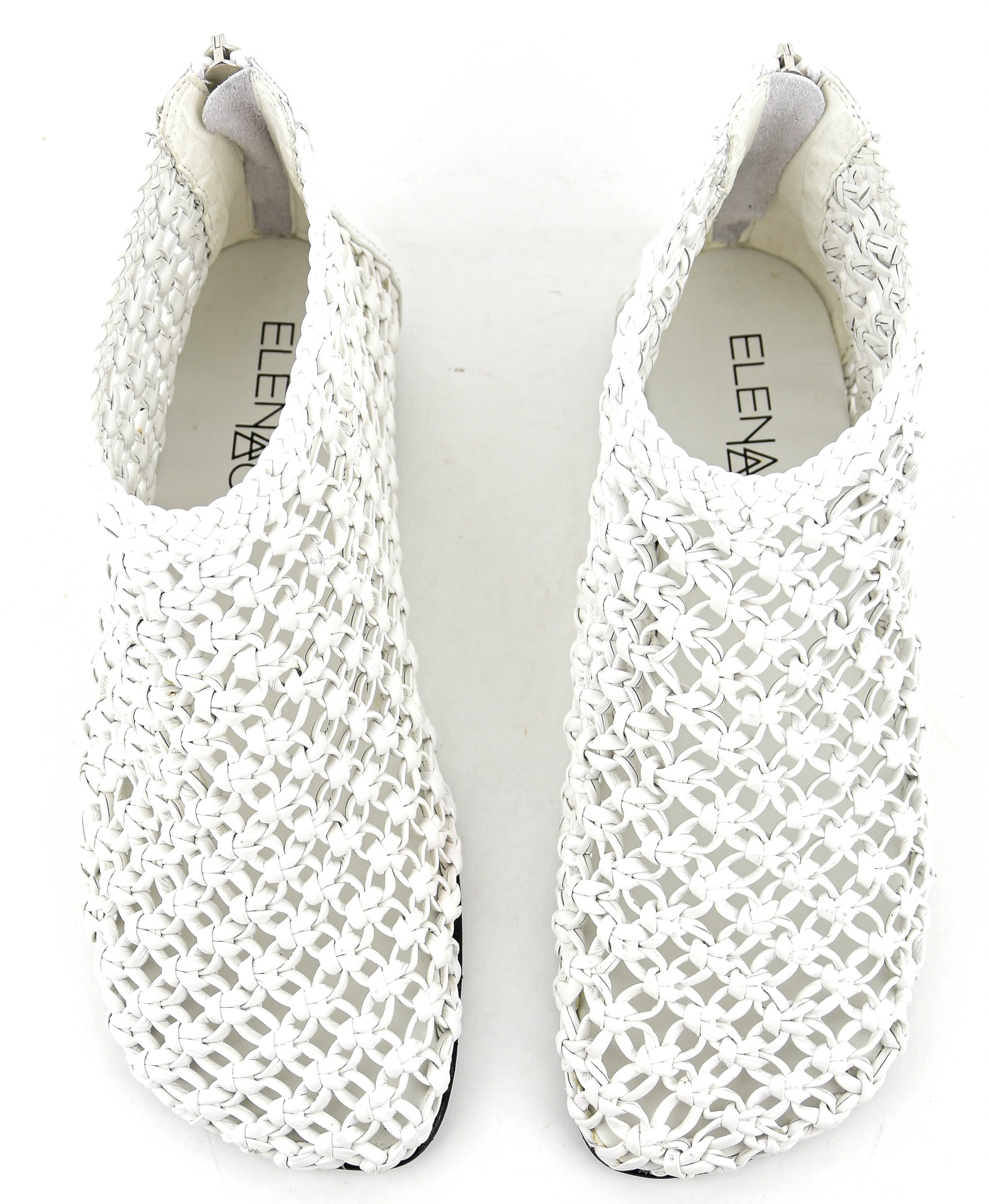 ELENA IACHI CROCHET BOOTIE BIANCO