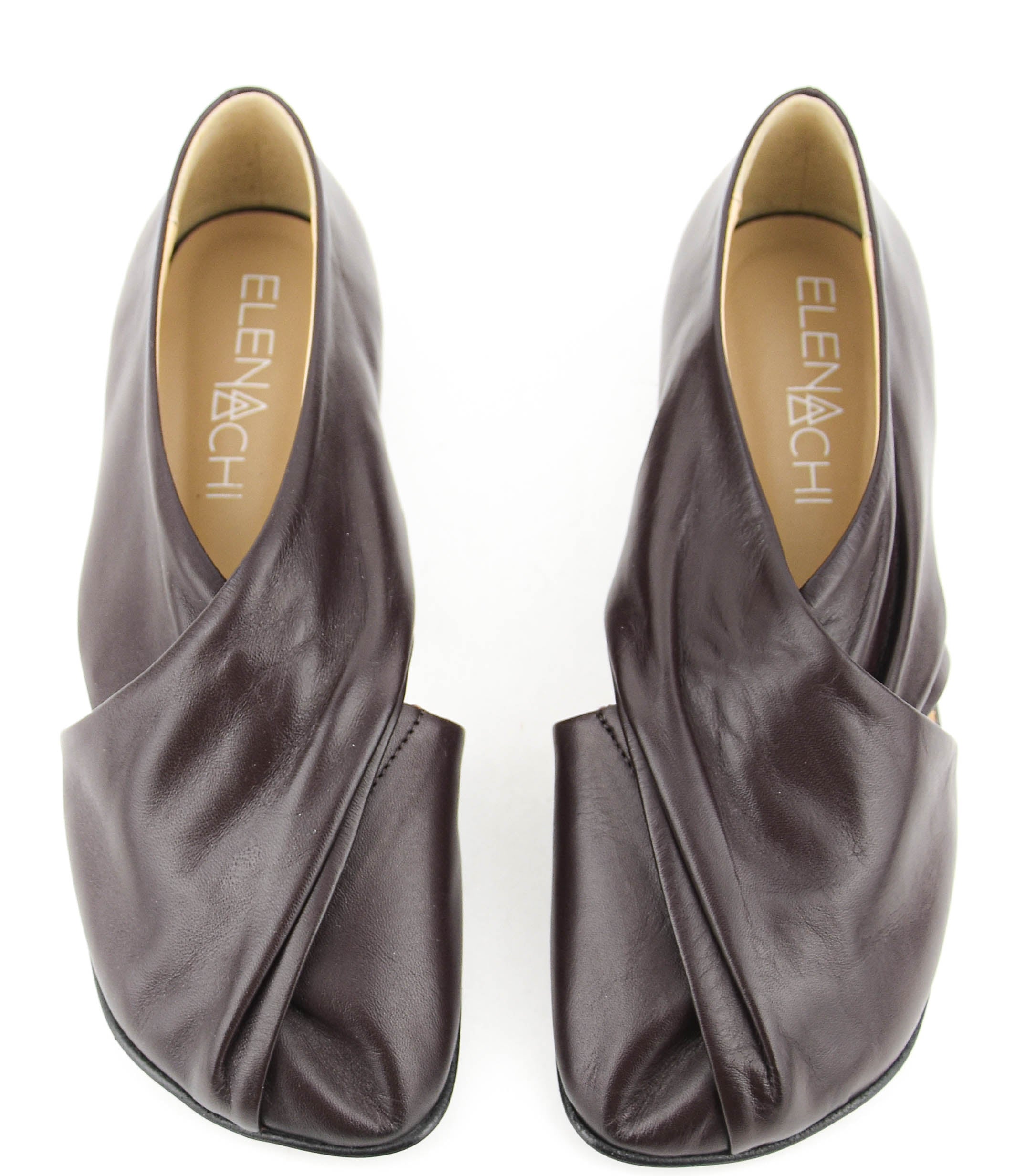 ELENA IACHI SOFT CROSS LOAFER BORDO