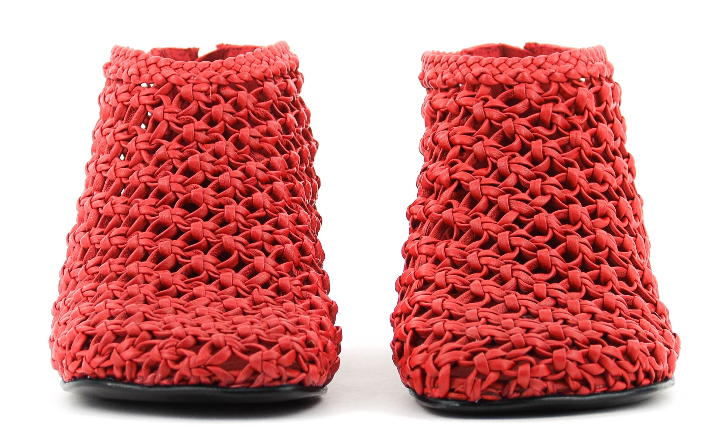 ELENA IACHI CROCHET BOOTIE ROSSO