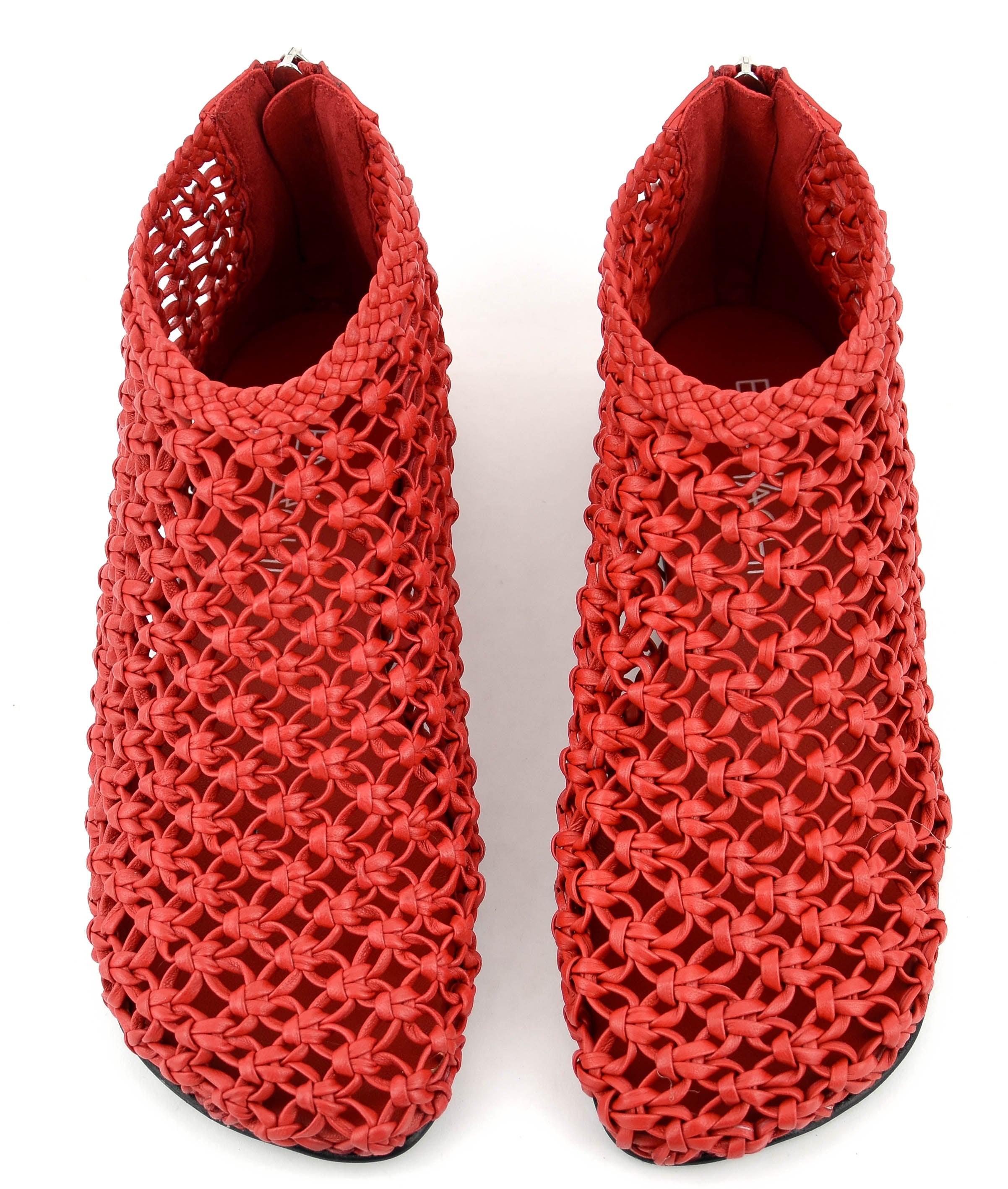 ELENA IACHI CROCHET BOOTIE ROSSO