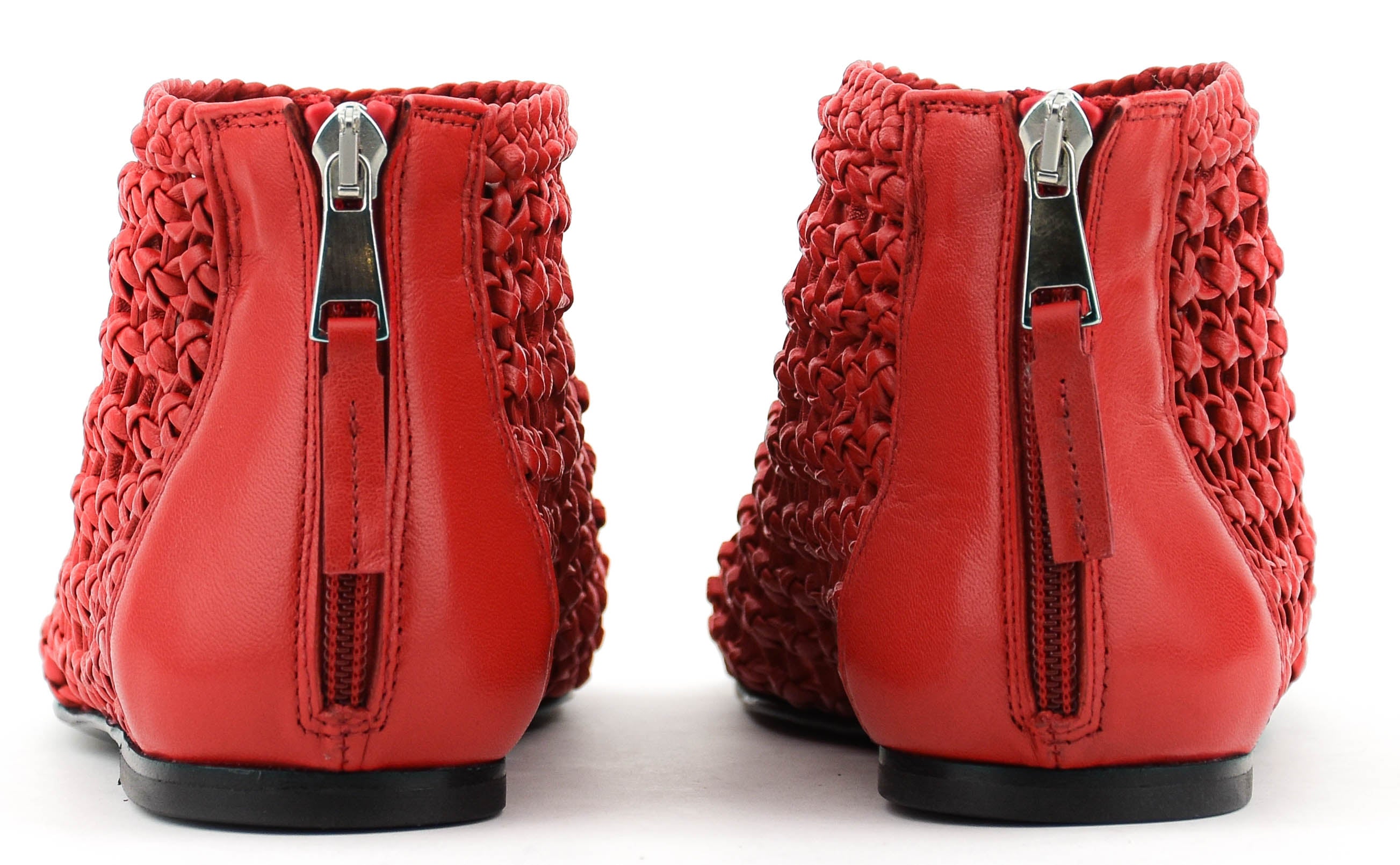 ELENA IACHI CROCHET BOOTIE ROSSO