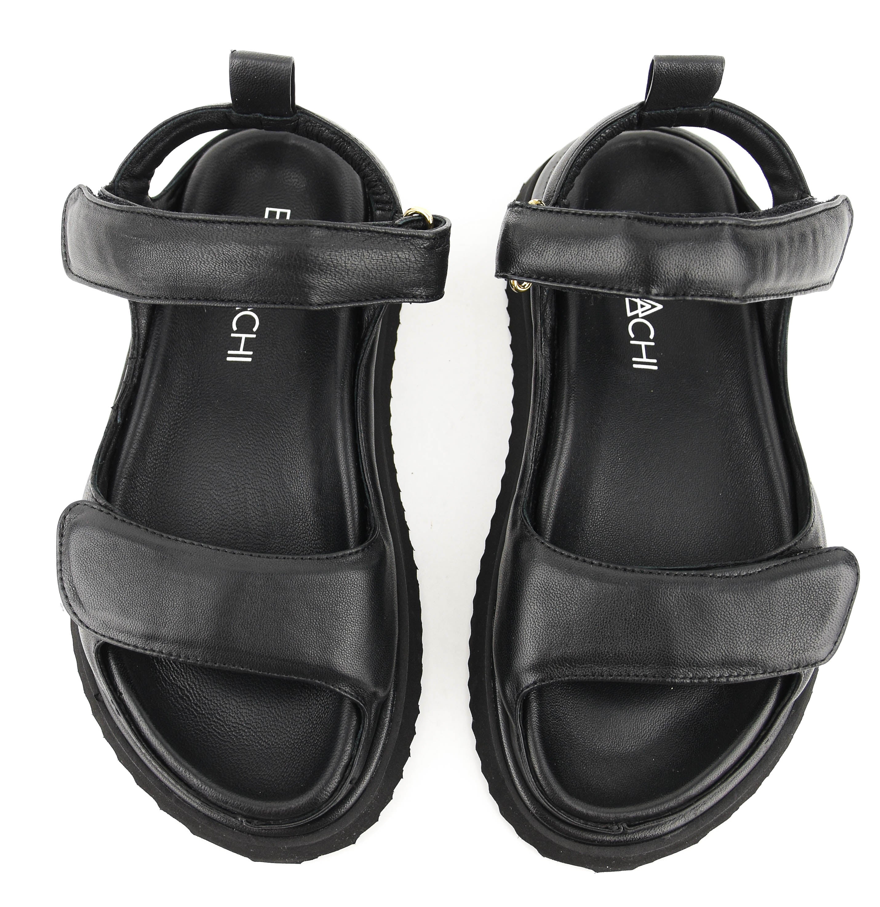 ELENA IACHI TWO STRAP SANDAL BLACK